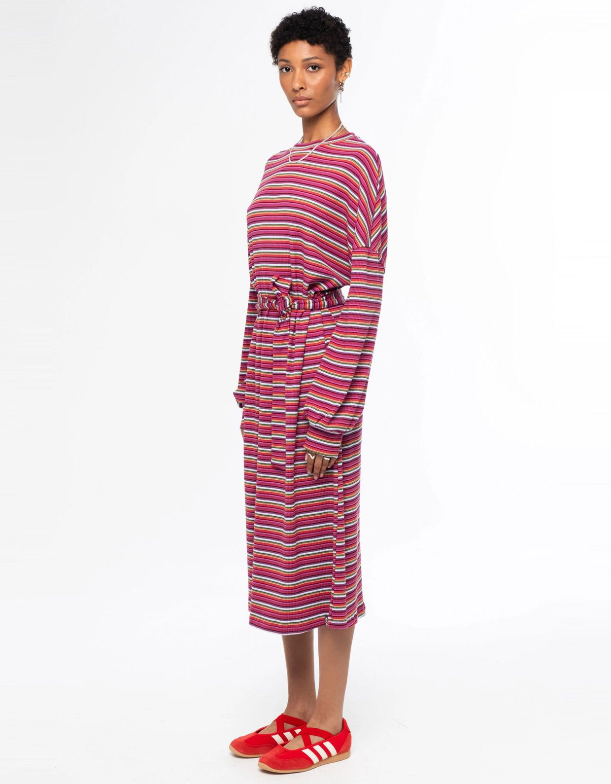Peace and Chaos Harmony long dress rib
