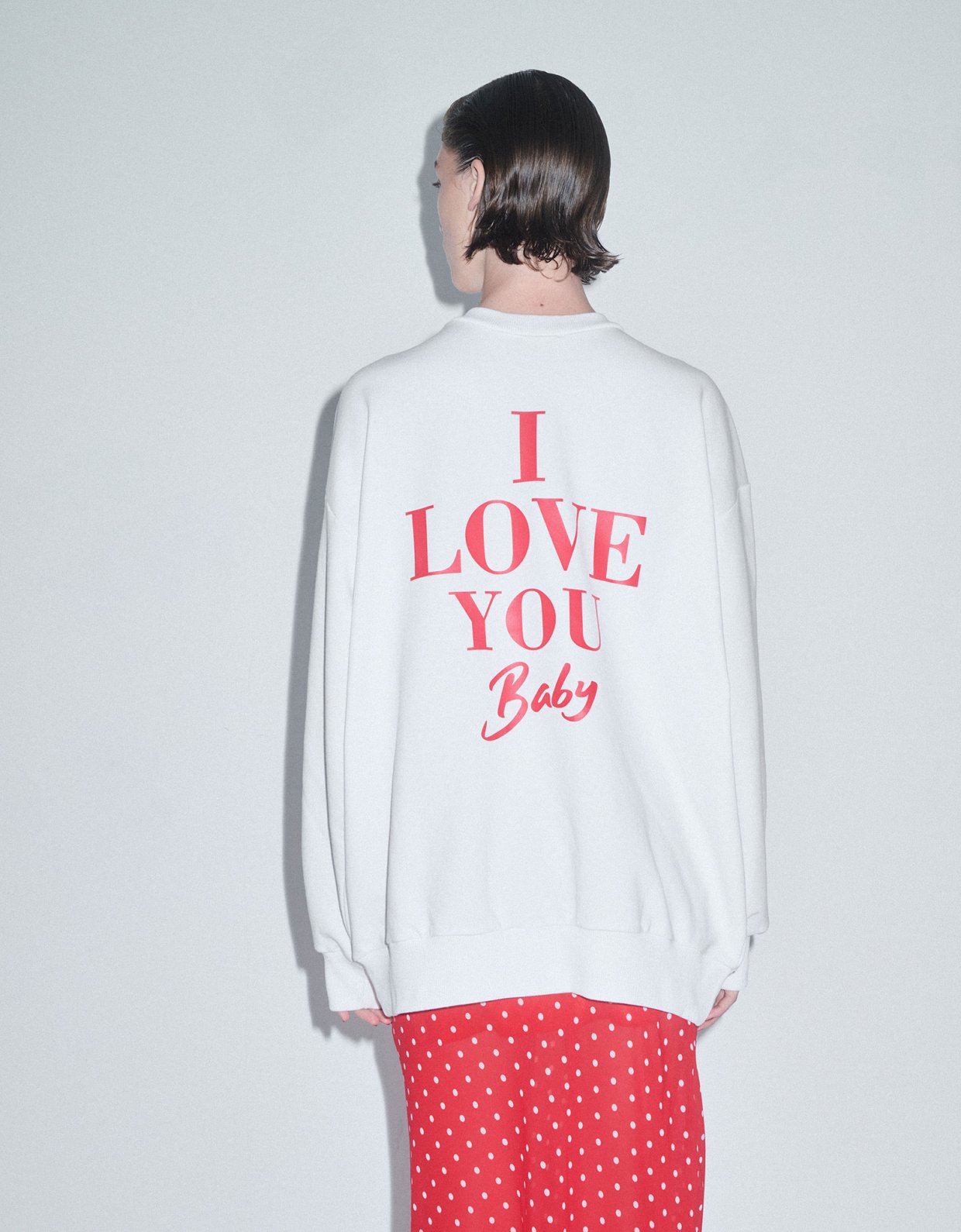 Combos Knitwear I love you baby sweatshirt