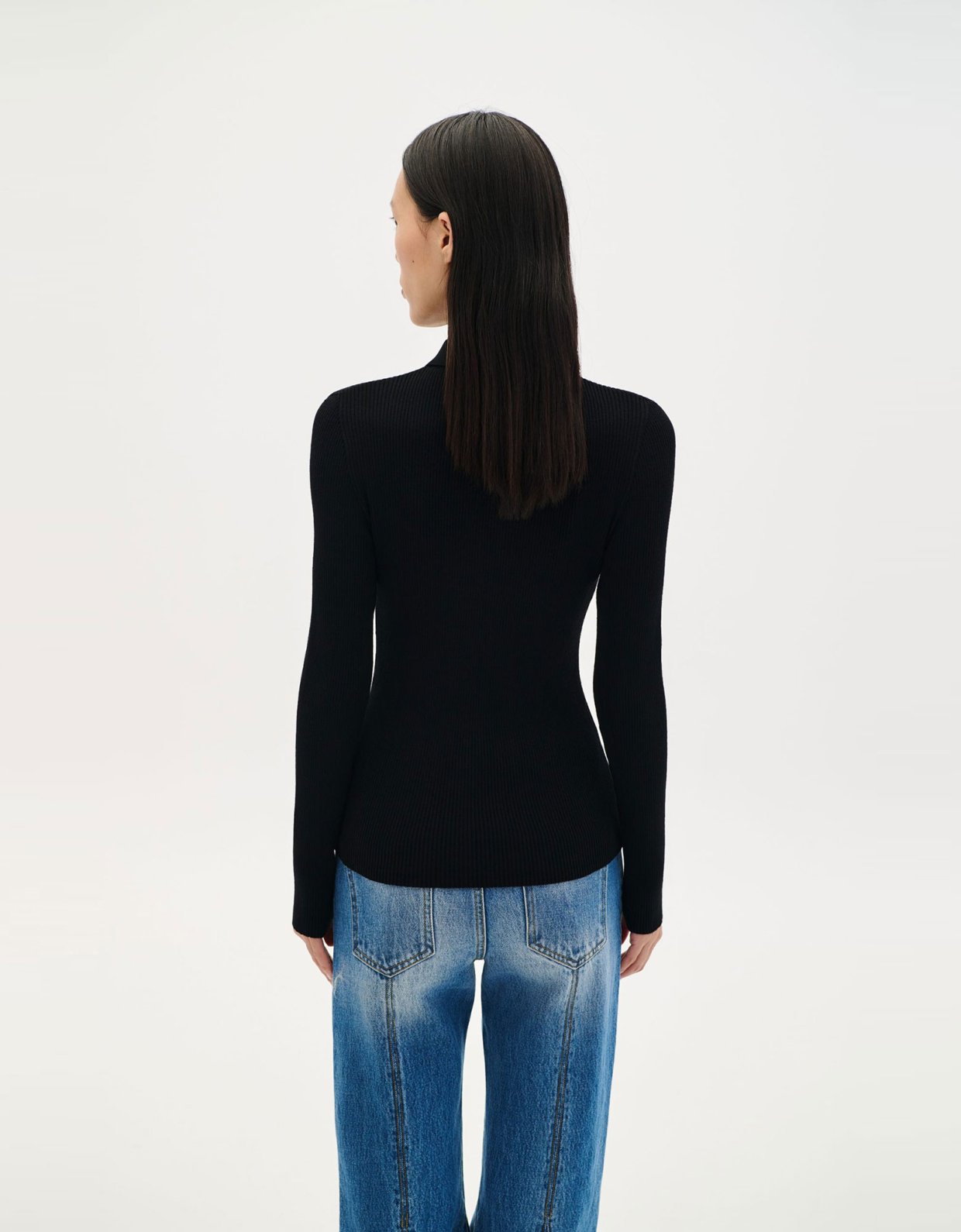 Combos Knitwear Knit blouse black