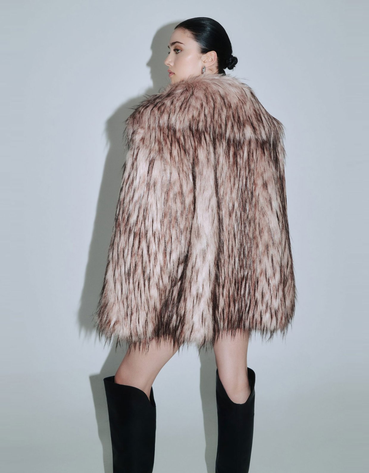 Combos Knitwear Faux fur beige-brown