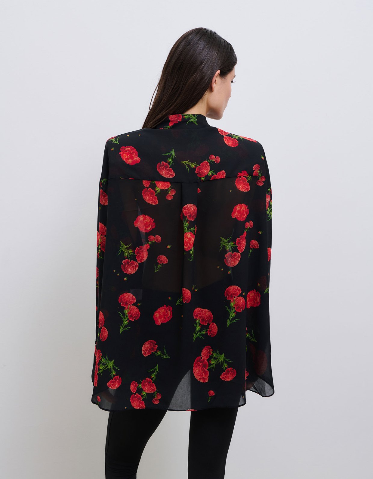 Combos Knitwear Carnation dream shirt black