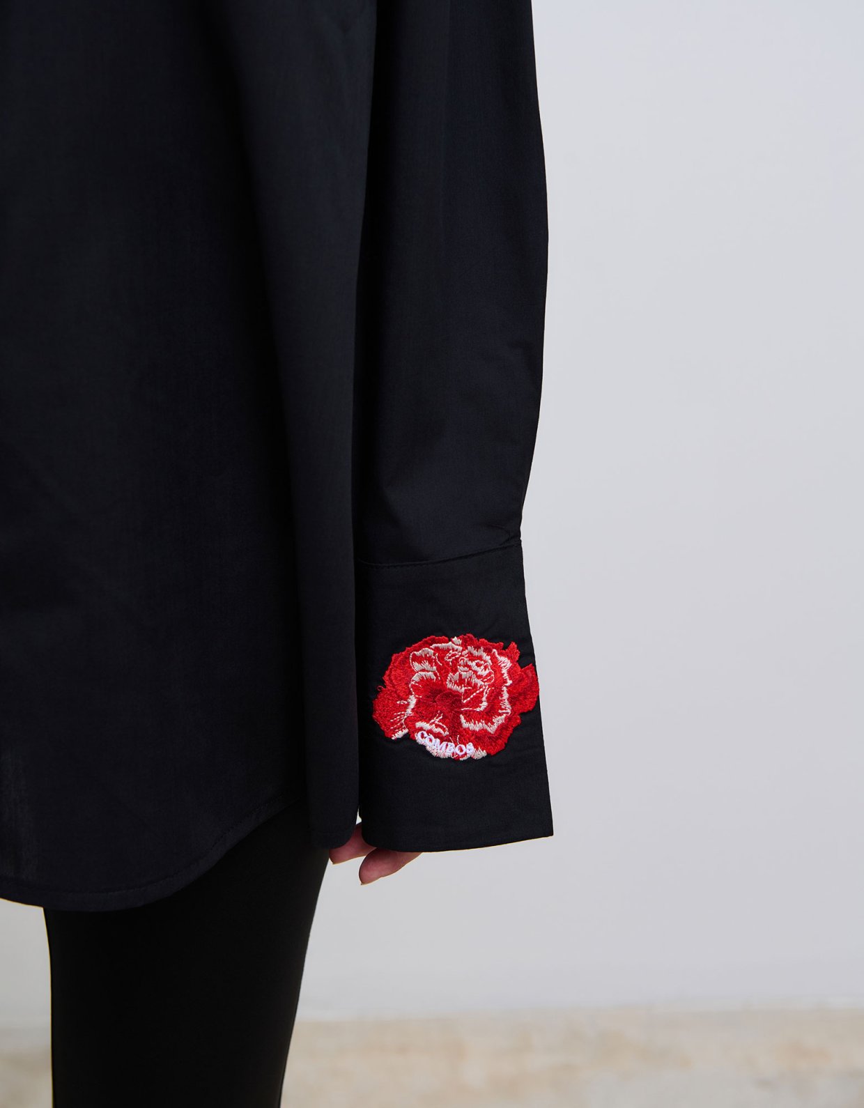 Combos Knitwear Bloom shirt black