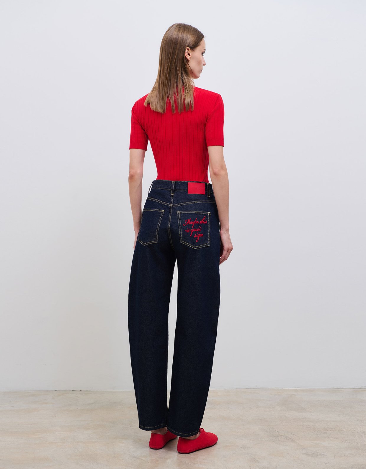 Combos Knitwear Grace denim pants
