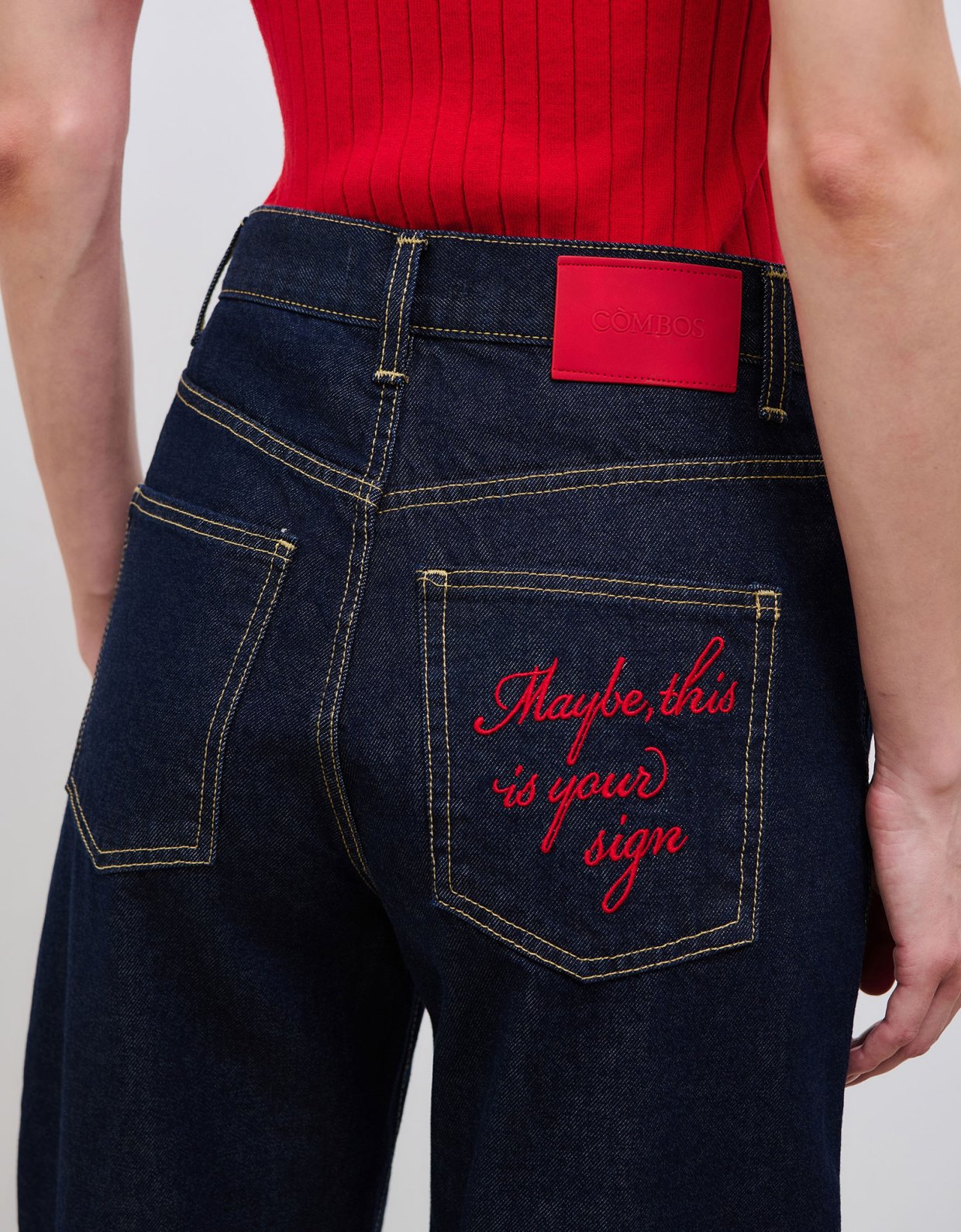 Combos Knitwear Grace denim pants