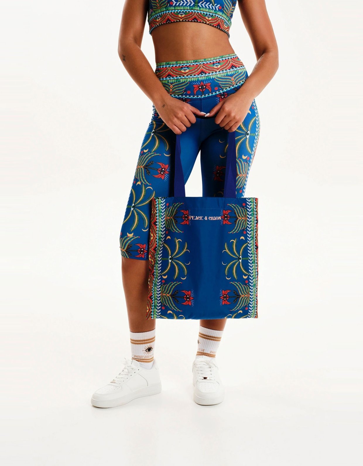 Peace and Chaos Alignment tote bag