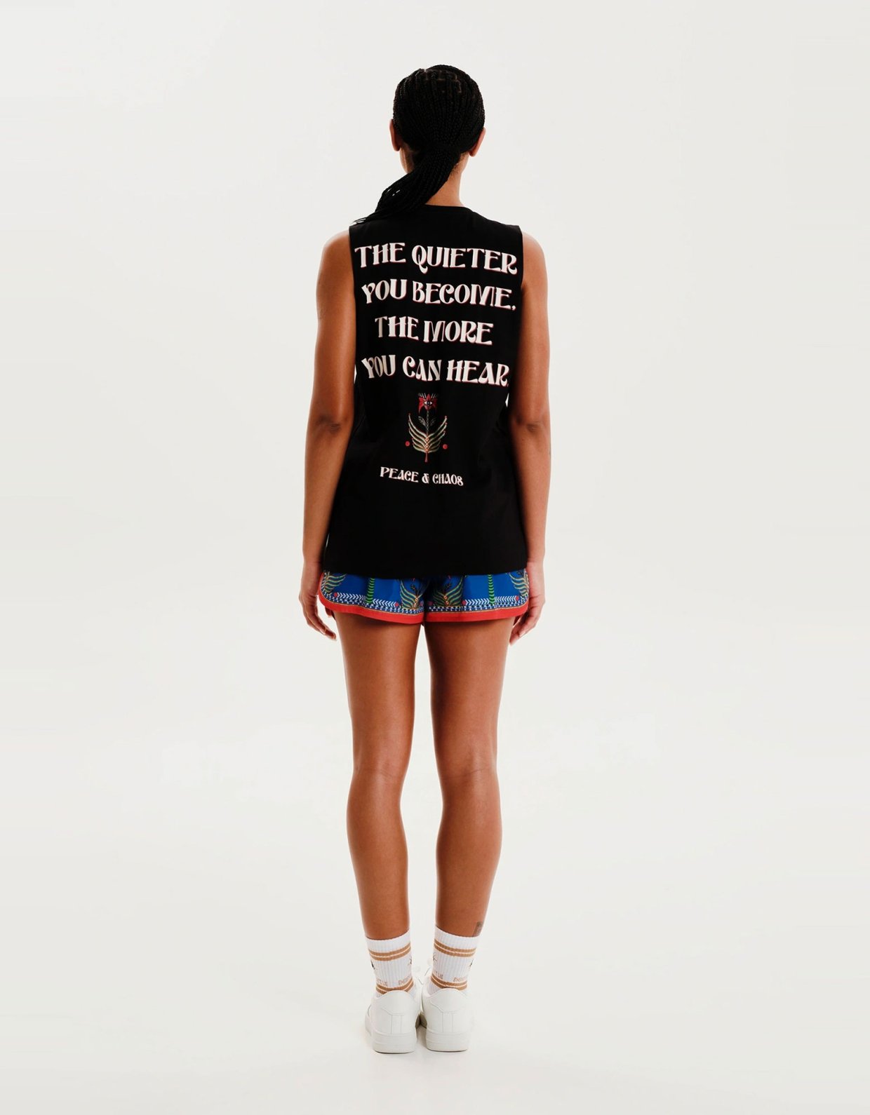 Peace and Chaos Serenity tank top black