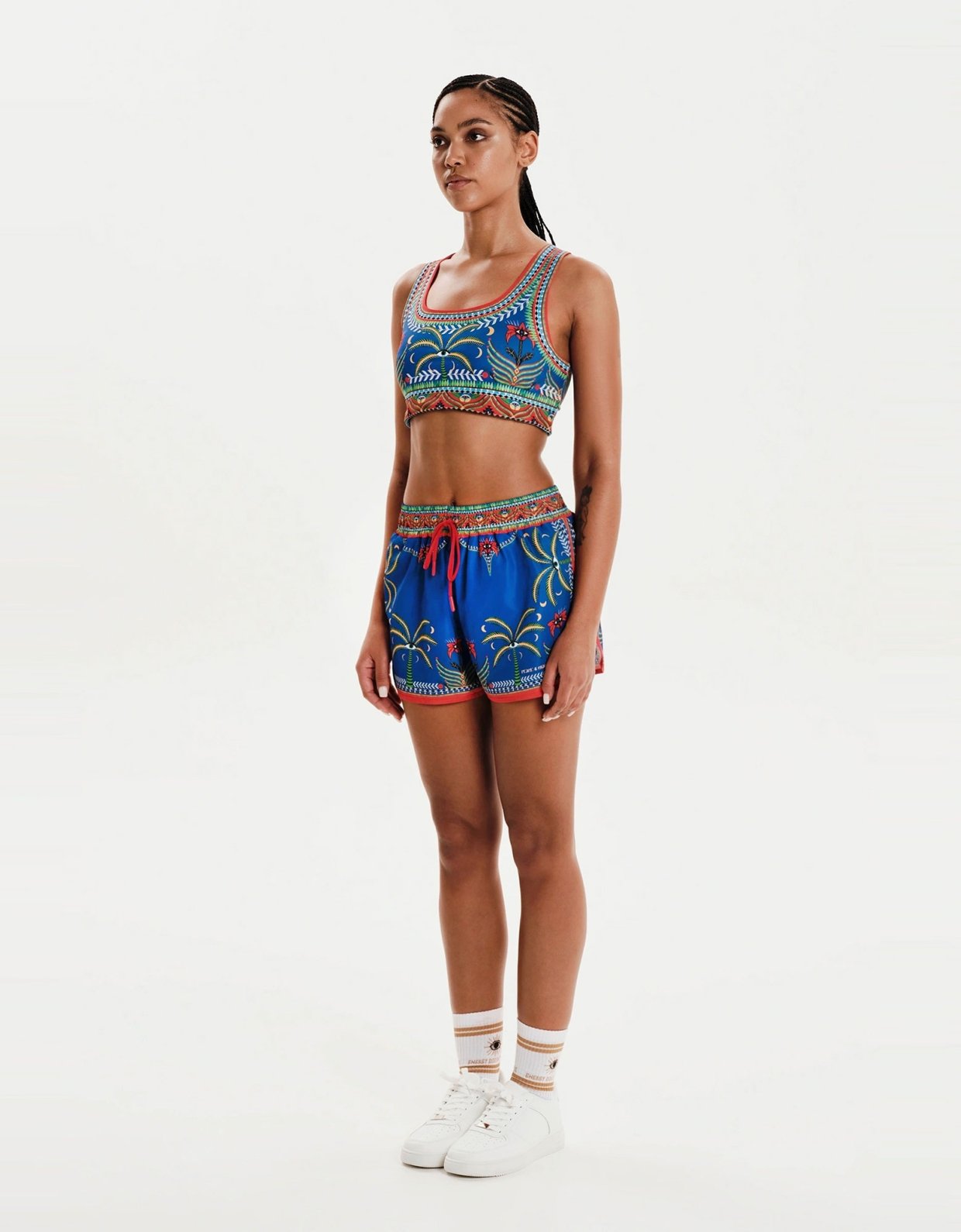 Peace and Chaos Alignment running shorts