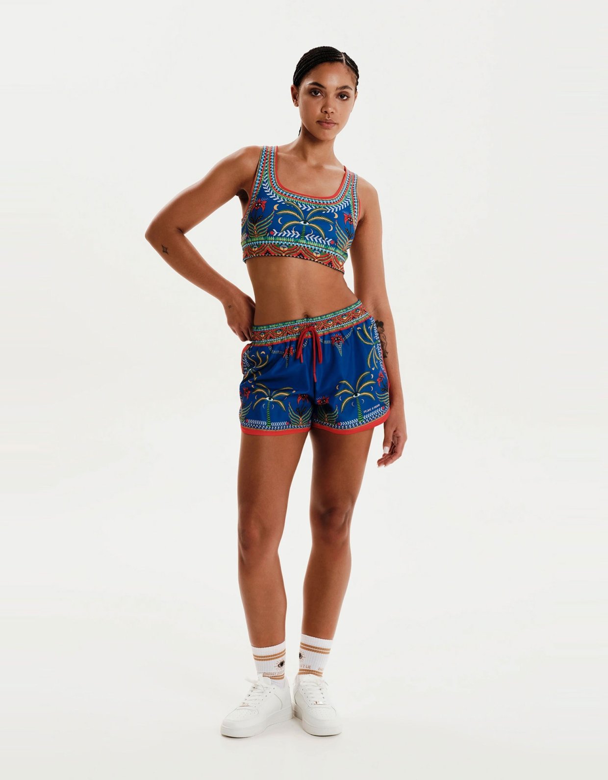Peace and Chaos Alignment running shorts