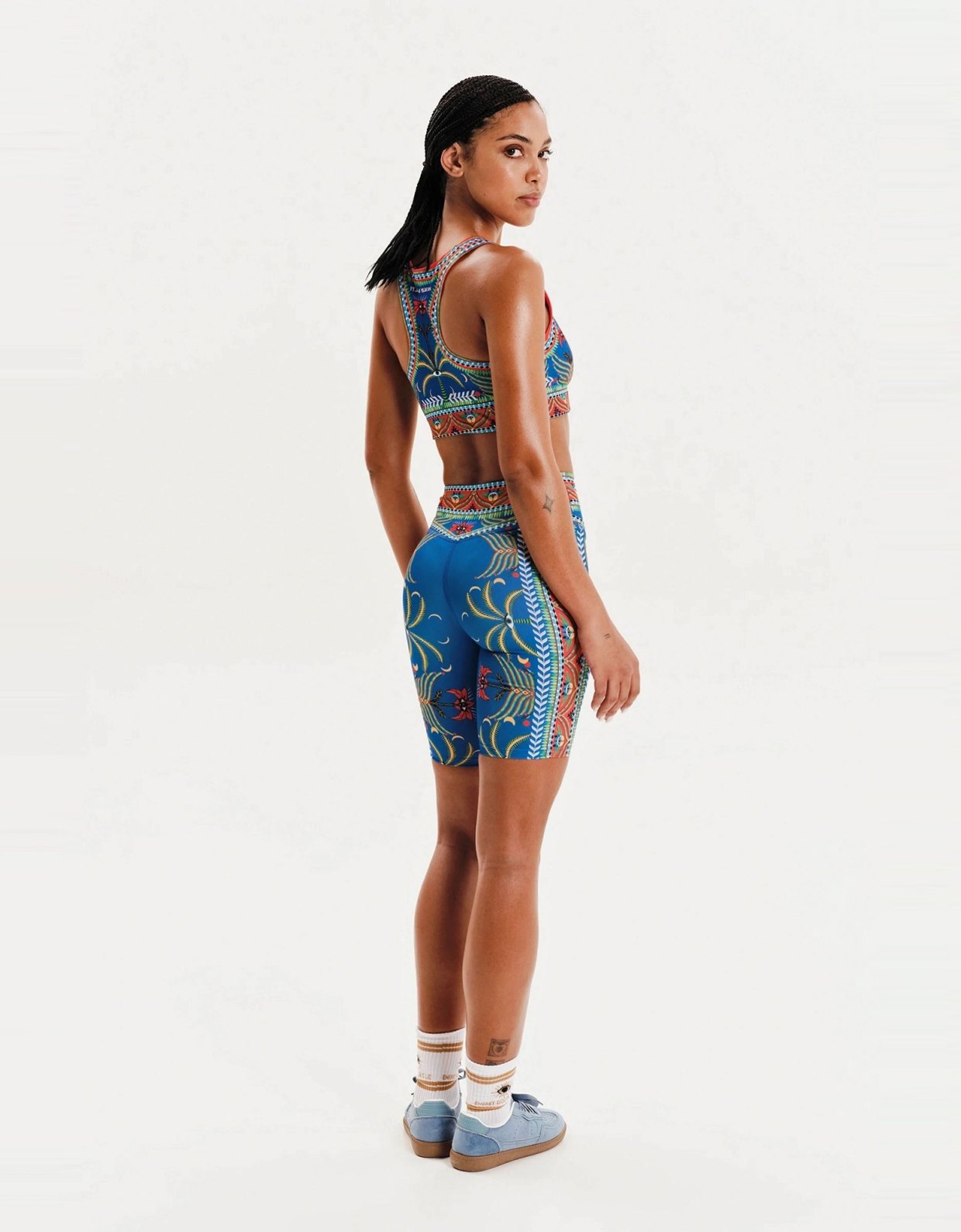 Peace and Chaos Alignment cycling shorts