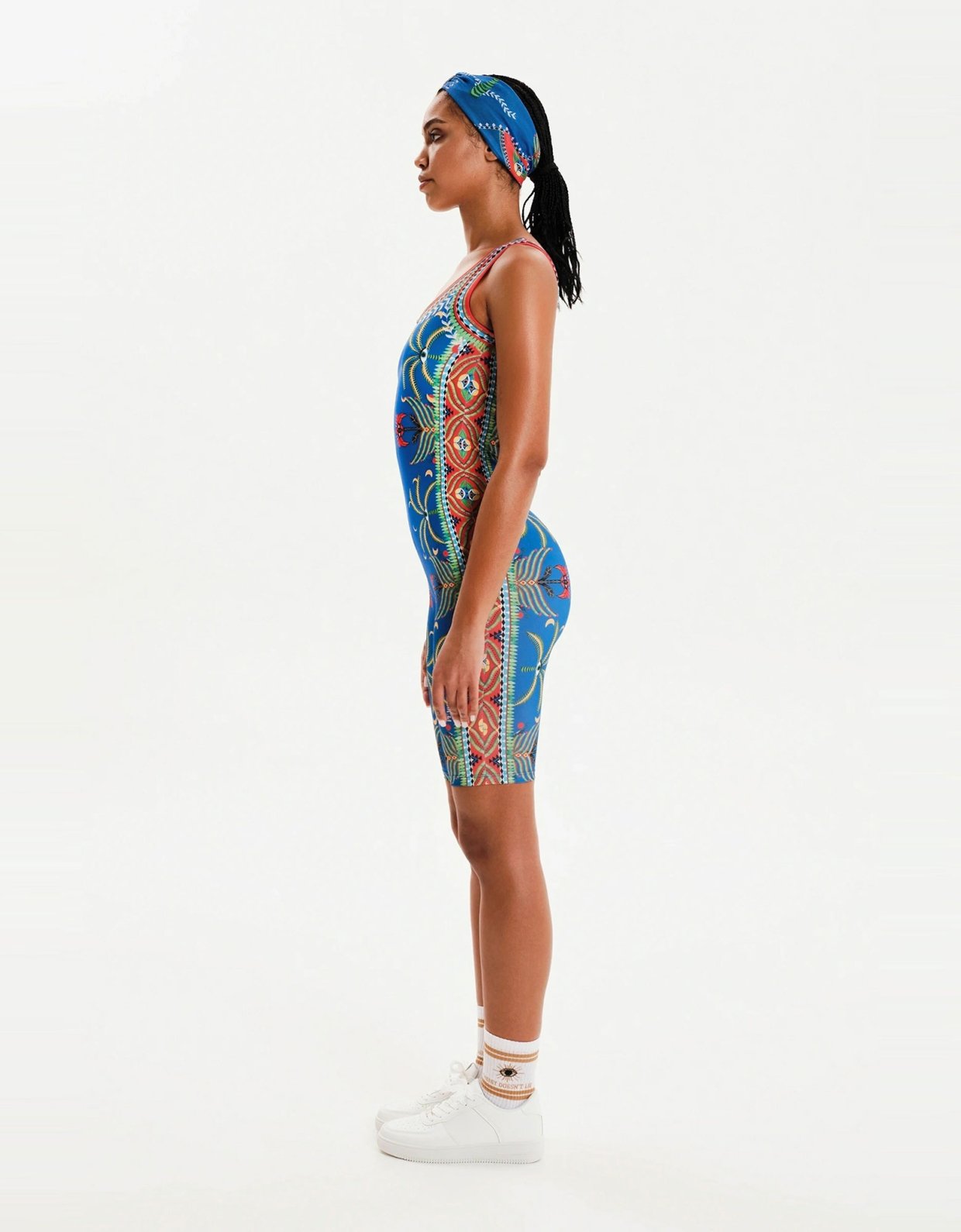 Peace and Chaos Alignment cycling bodysuit