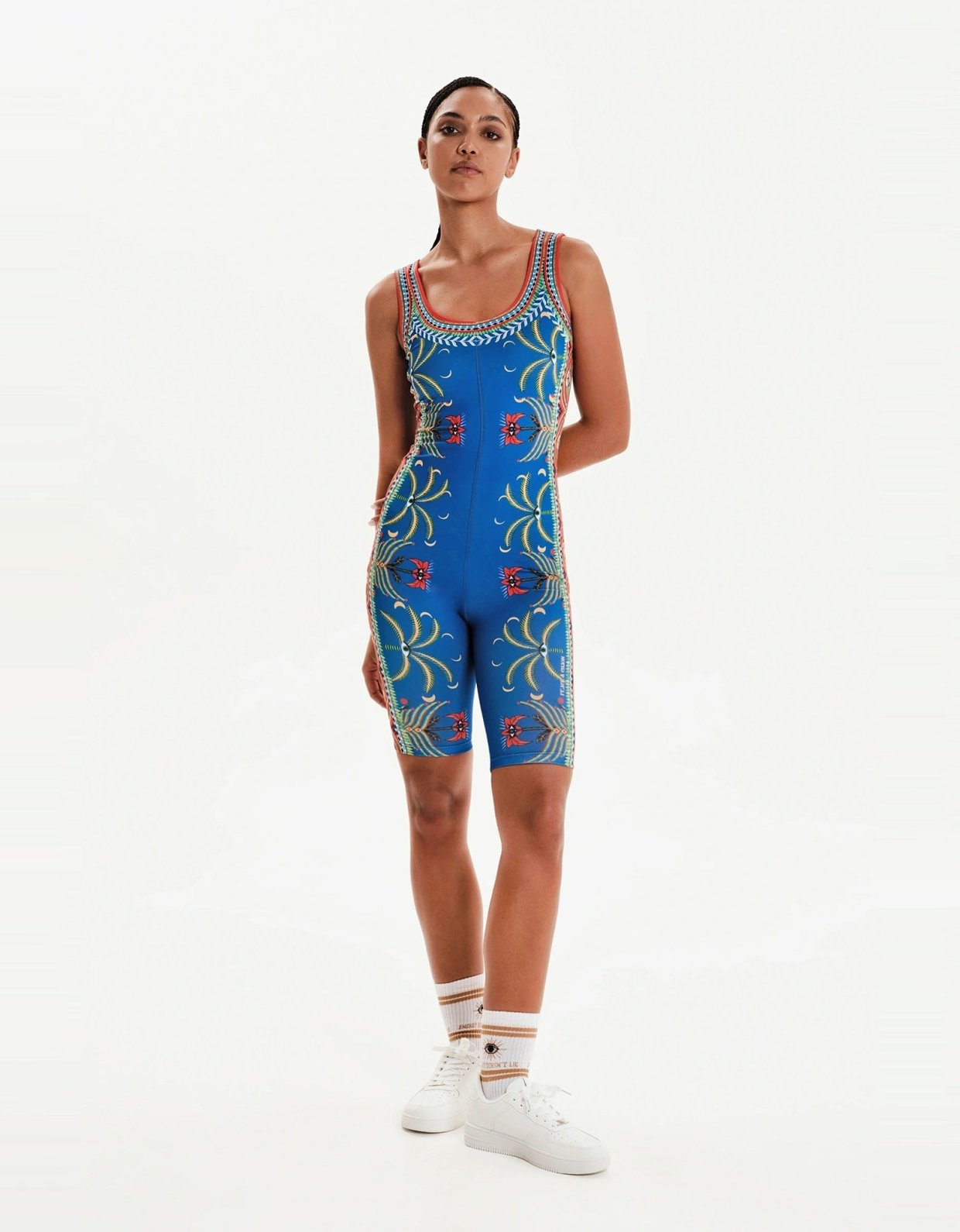 Peace and Chaos Alignment cycling bodysuit