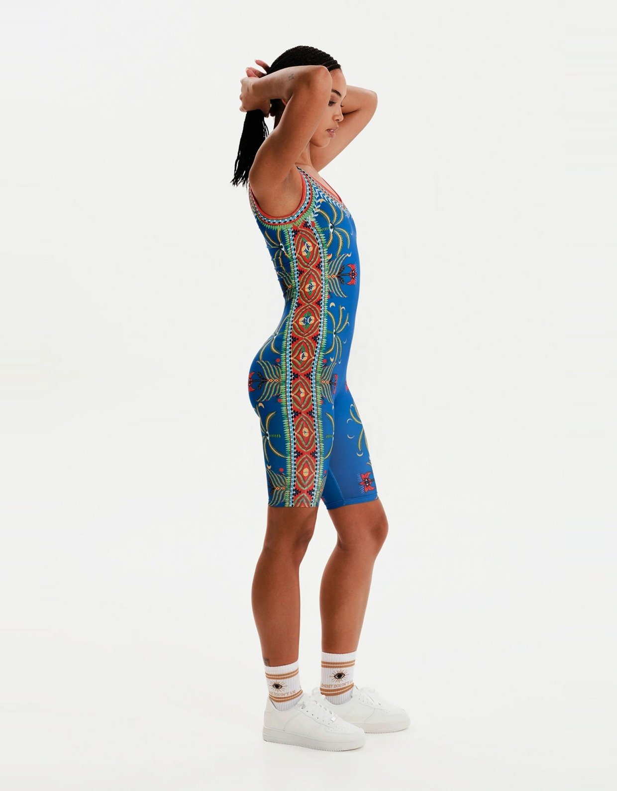 Peace and Chaos Alignment cycling bodysuit