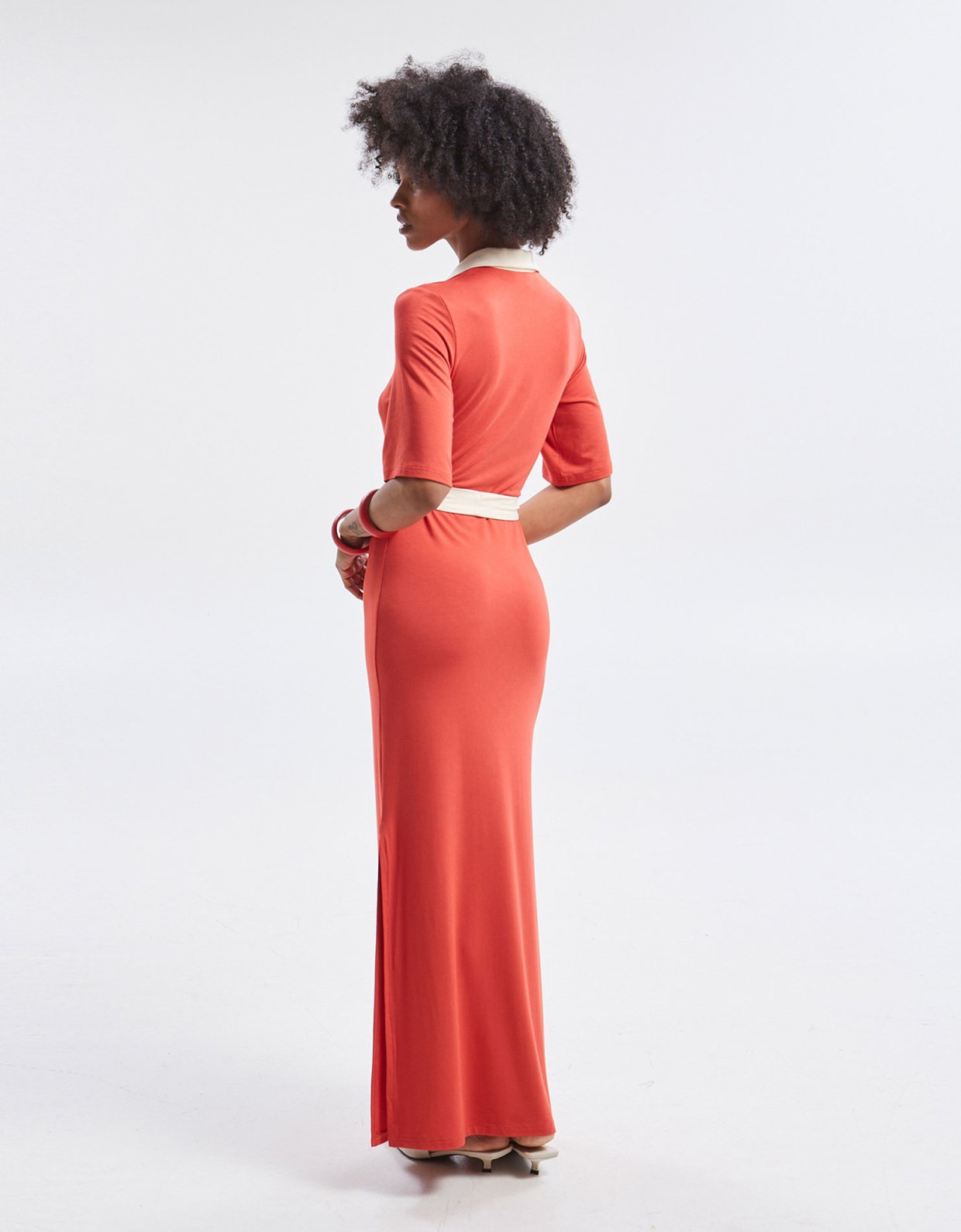 Ananke Clothing Yara polo dress red