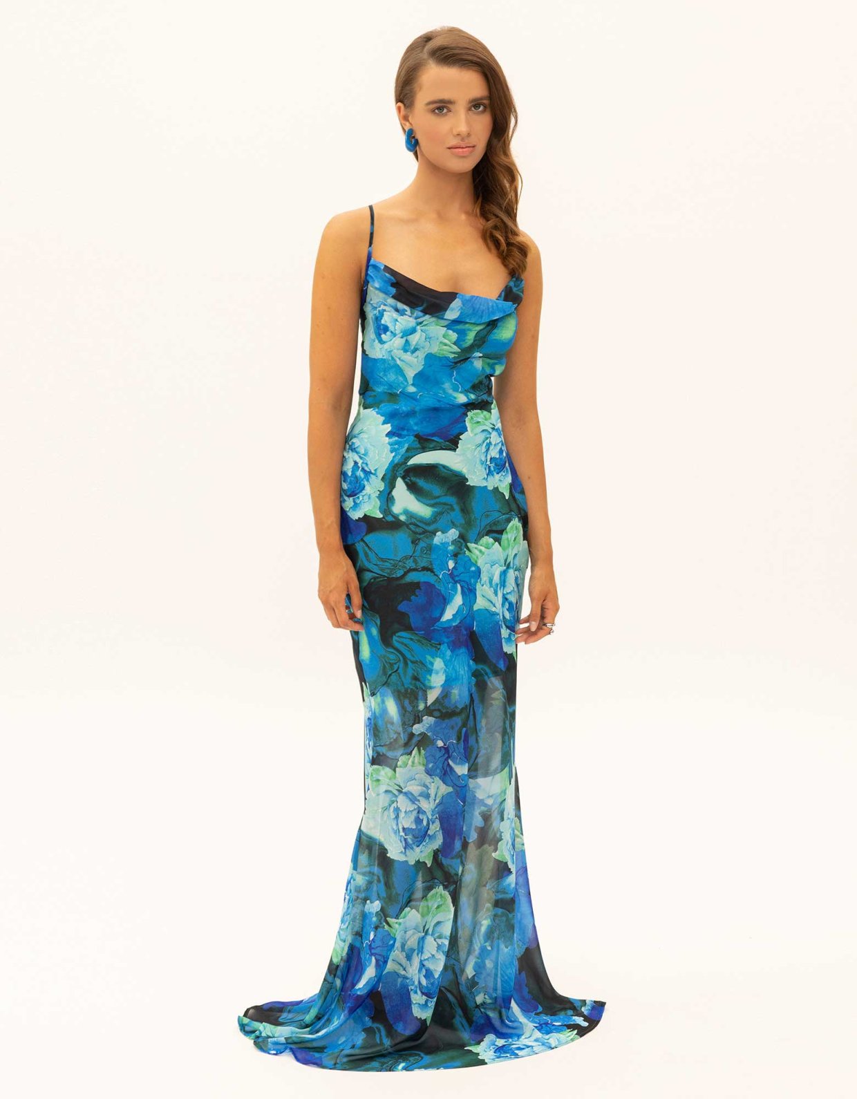 Ciel Concept Full moon backless maxi dress