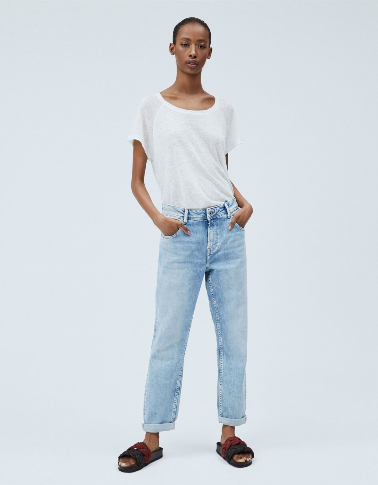 Pepe Jeans Violet carrot fit high-waist jeans