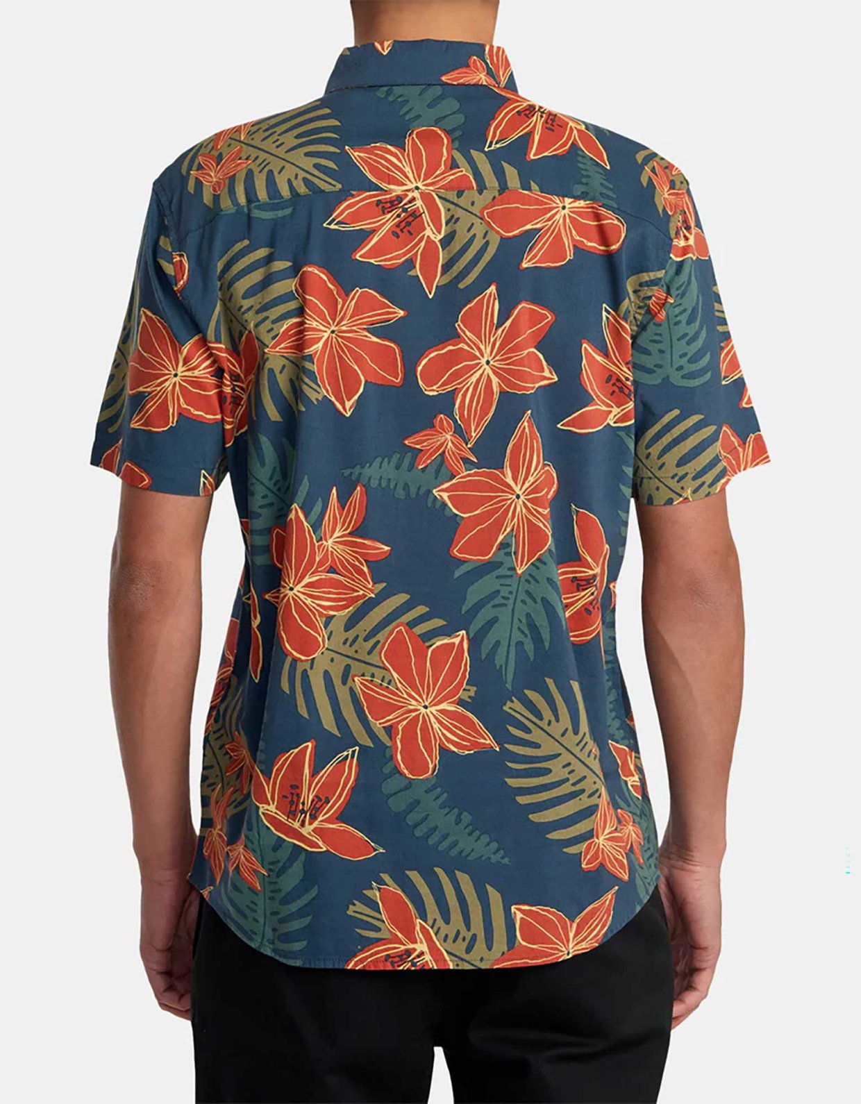 Rvca Wild hibiscus floral shirt