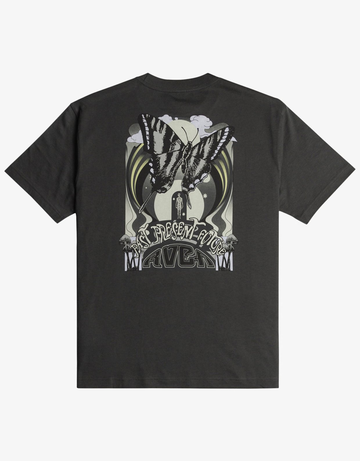 Rvca Fly high tee anthracite