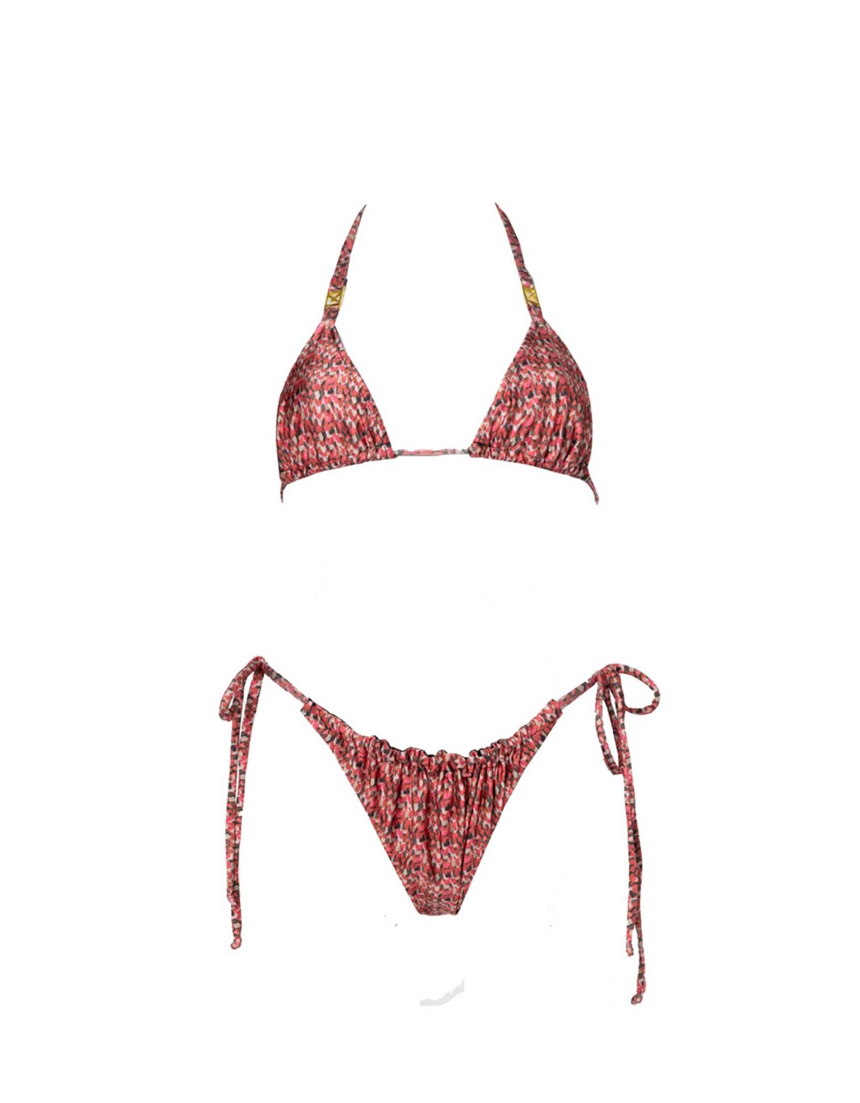 Mallory the label Mayra bikini red print