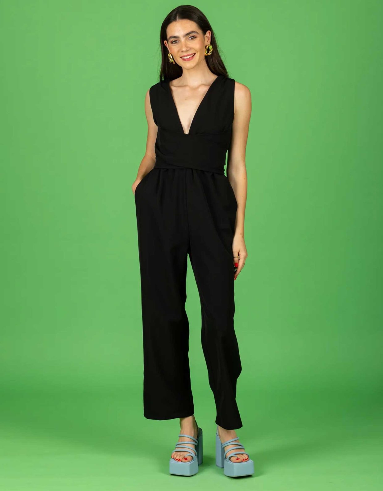 Chaton Jacob jumpsuit jet black