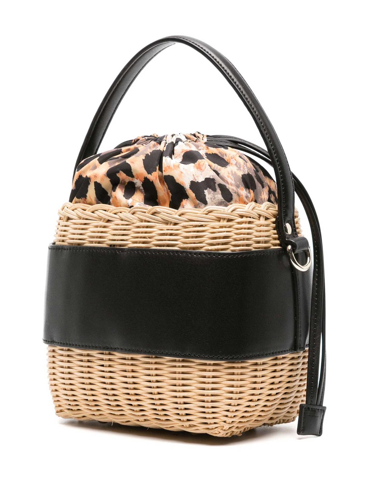 Just Cavalli Straw pouch bag natural