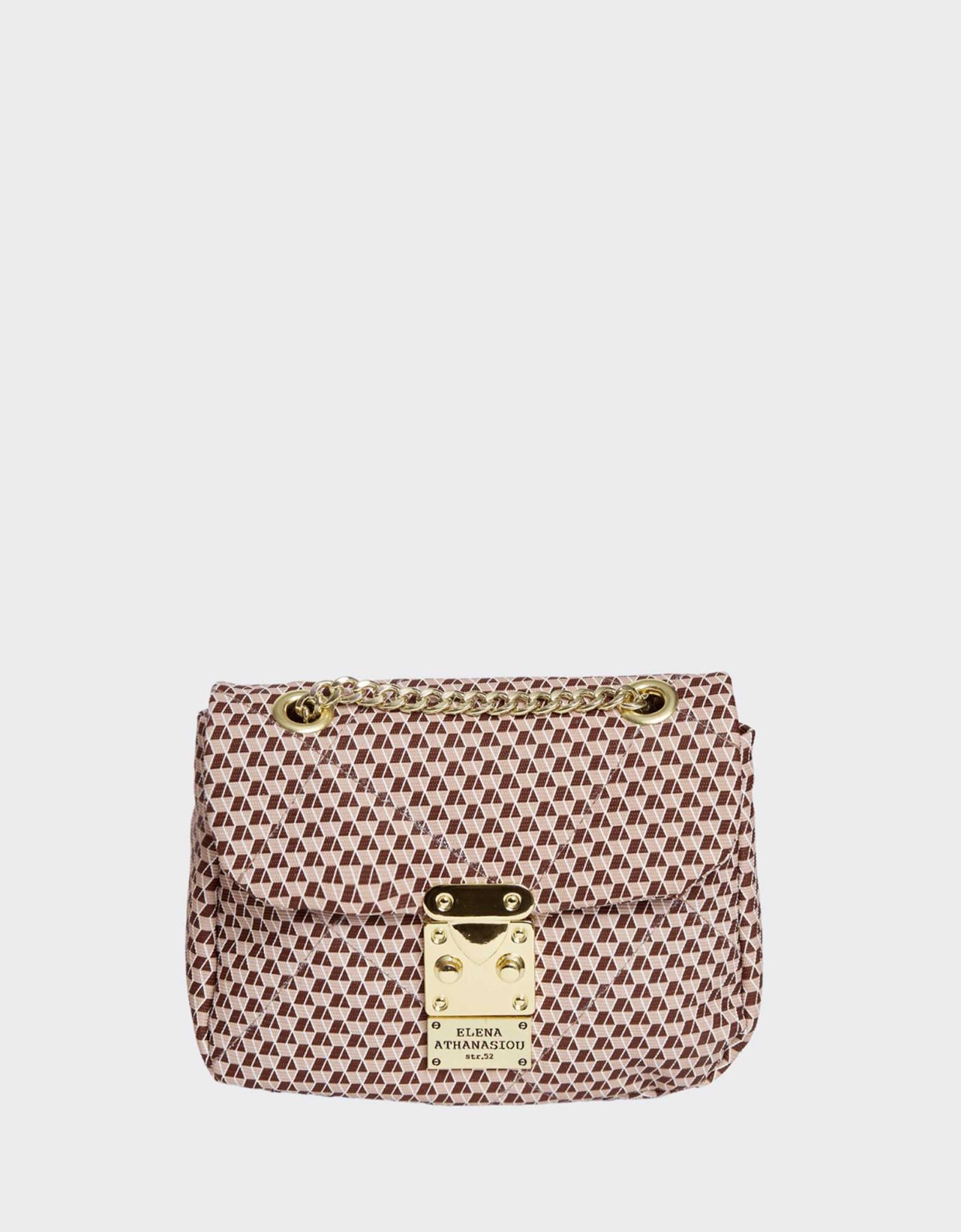 Elena Athanasiou Cube mini bag  brown