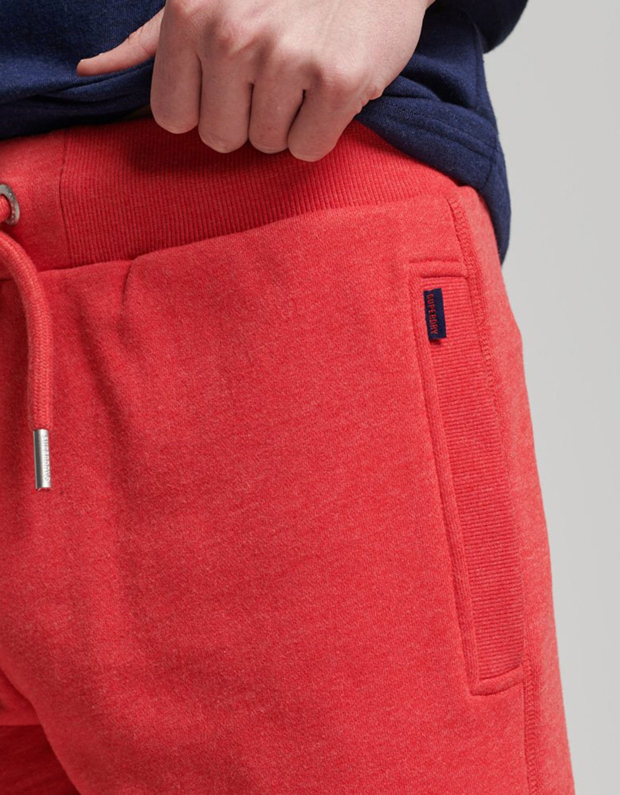 Superdry Jersey shorts papaya red marl