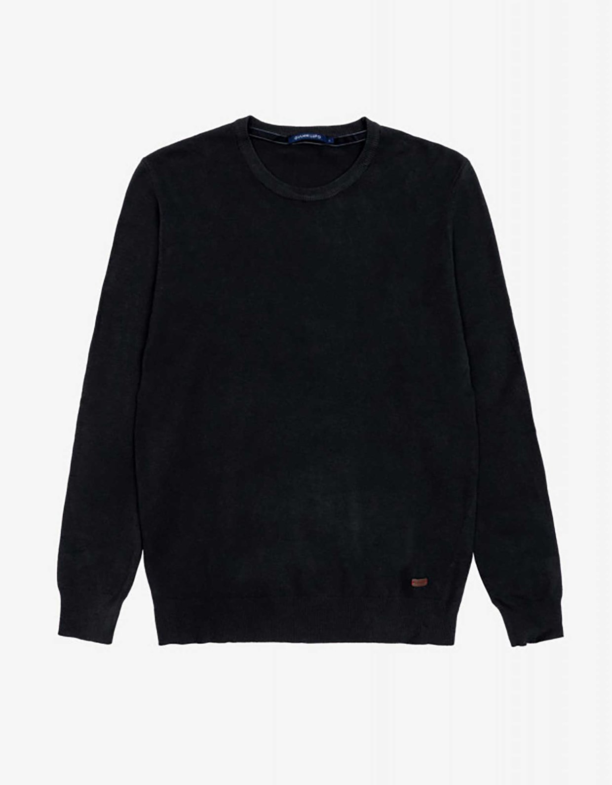 Gianni Lupo Black round neck sweater