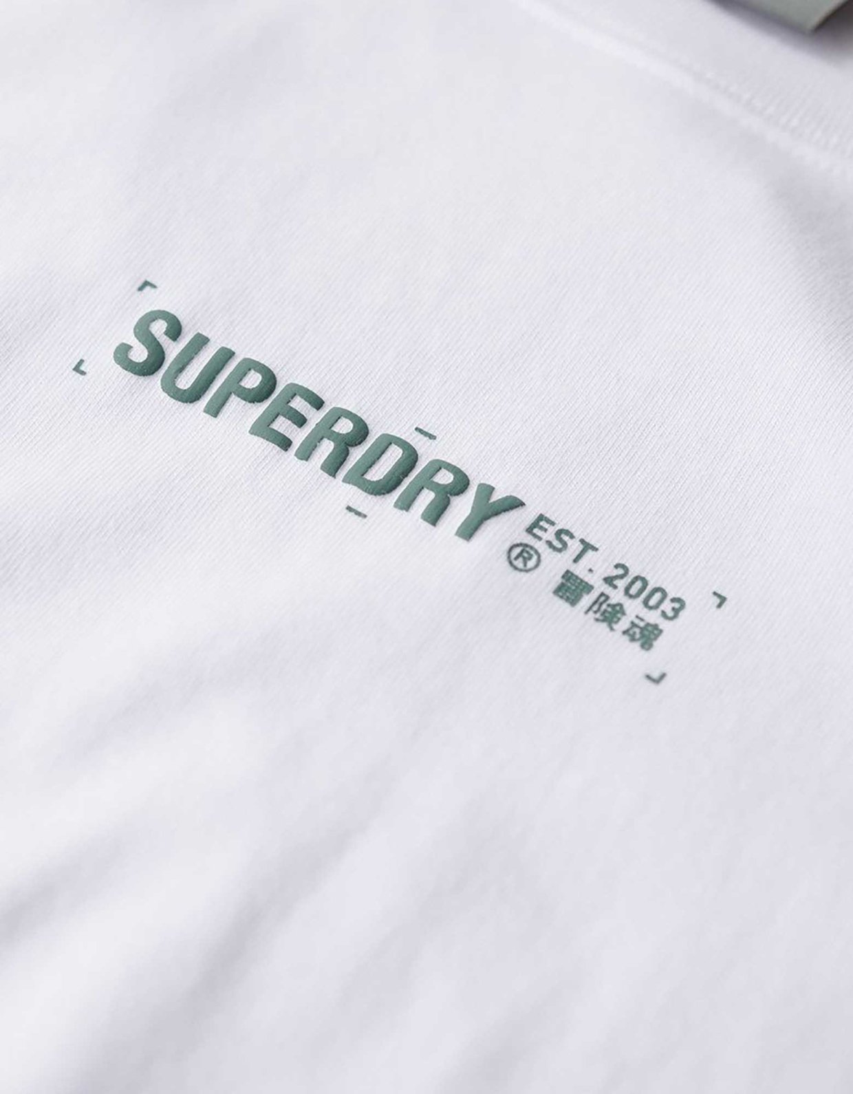Superdry Utility sport logo loose tee brilliant white