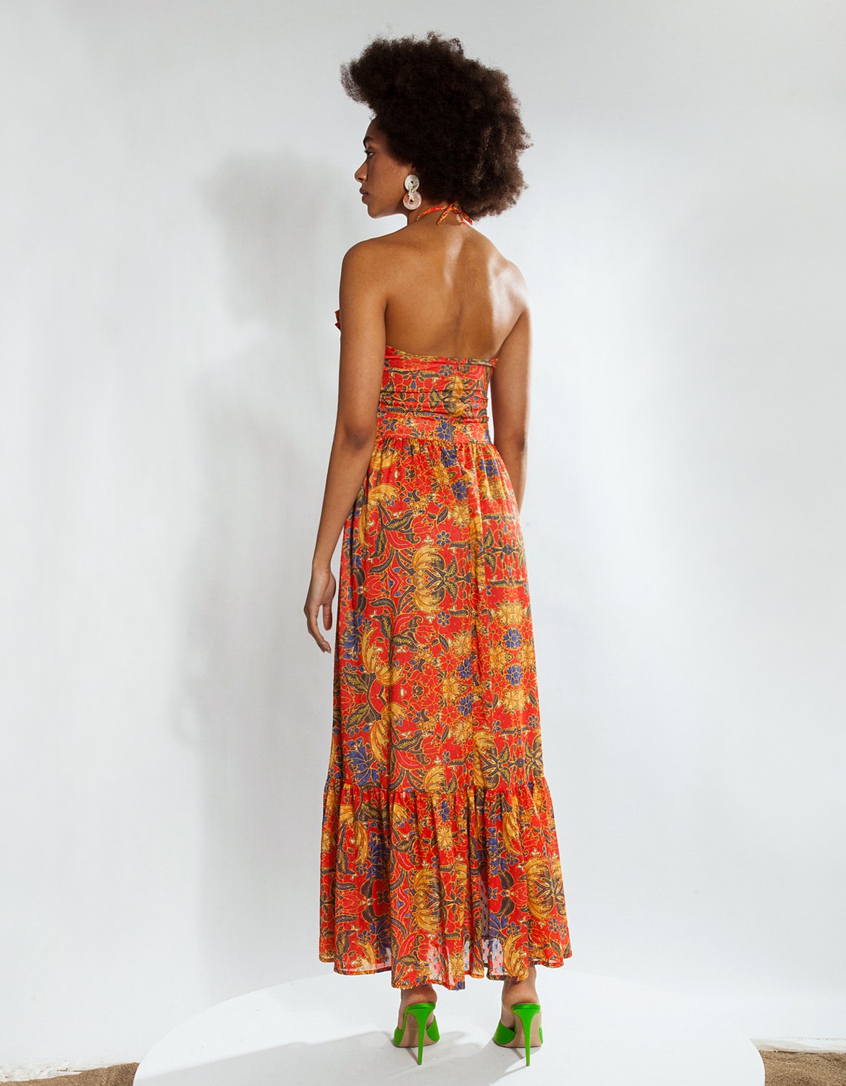 Mallory the label Isis red paisley dress