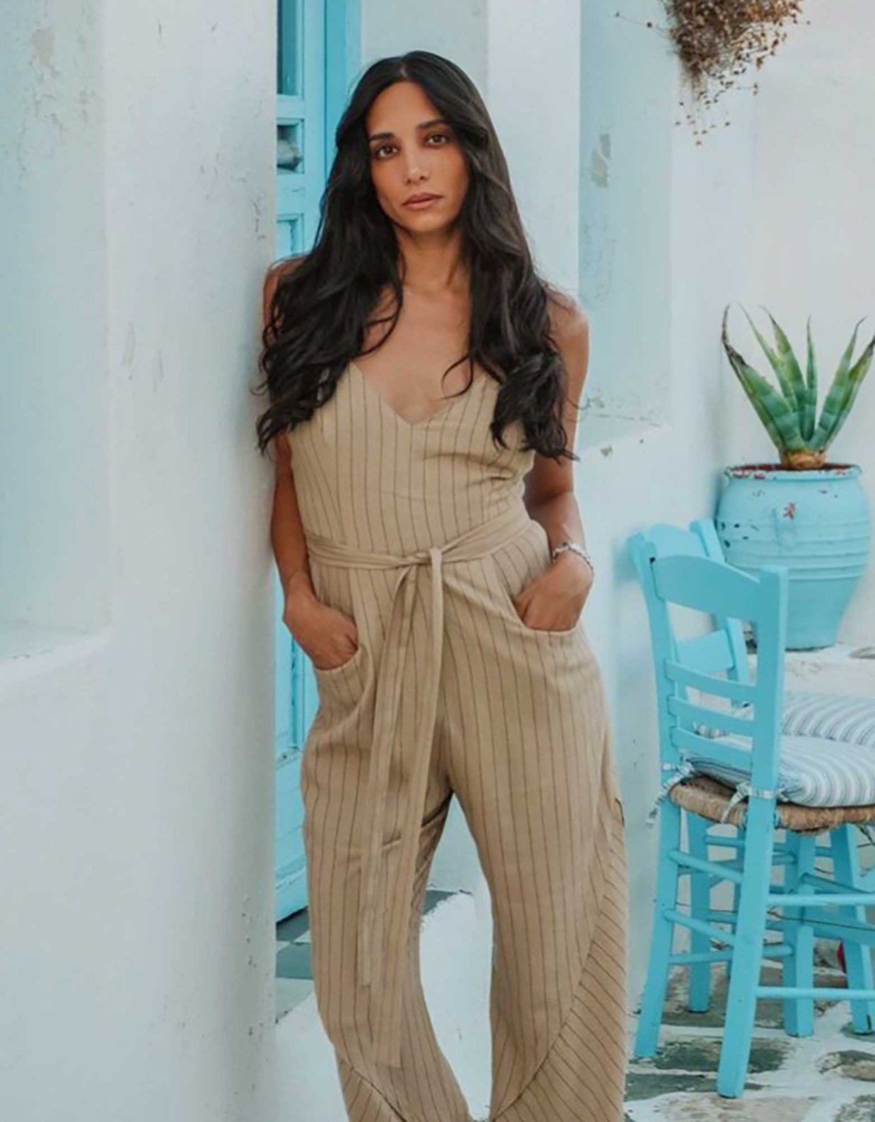 Nadia Rapti Mirage jumpsuit light brown