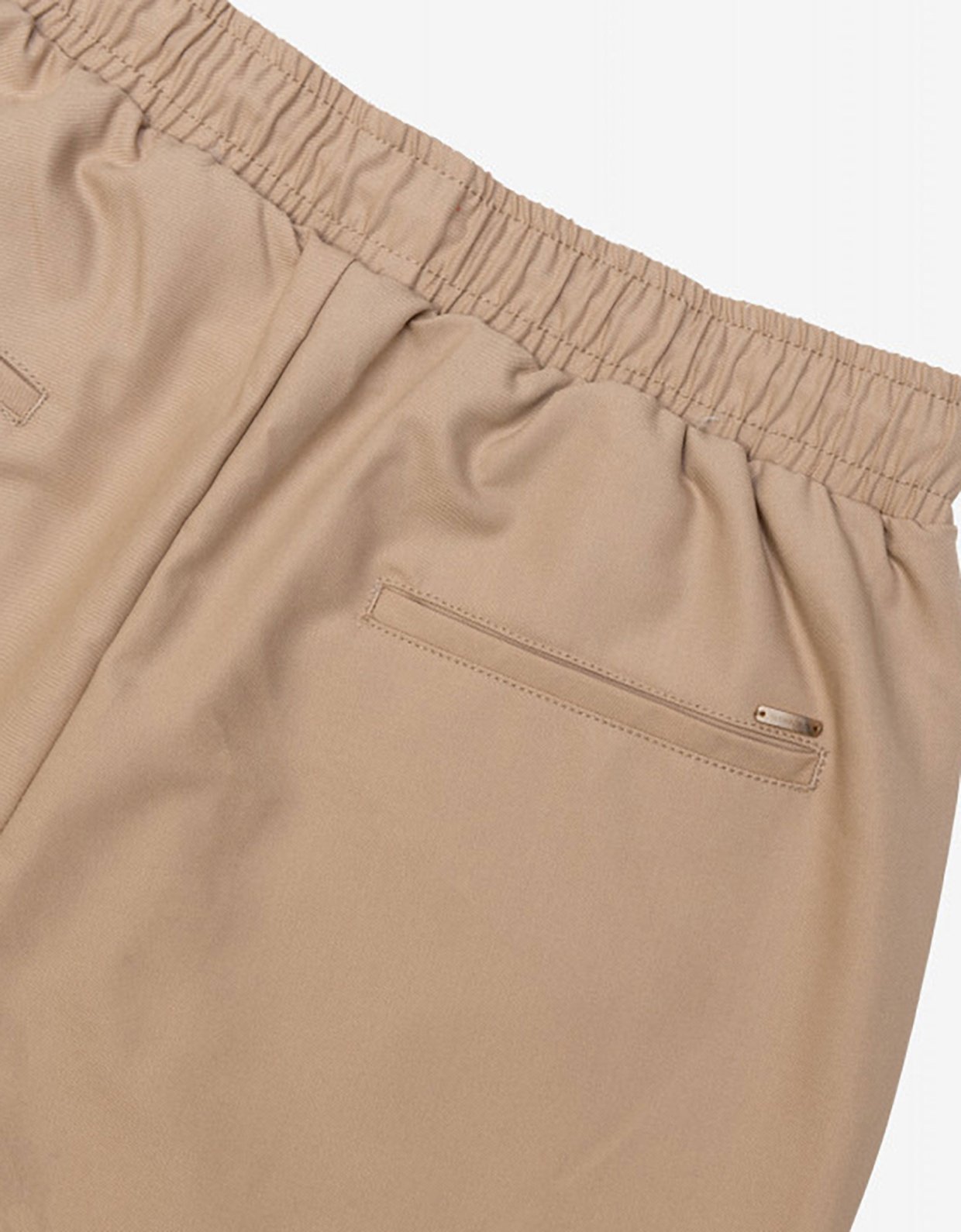 Gianni Lupo Comfortfit drawstring trouser beige