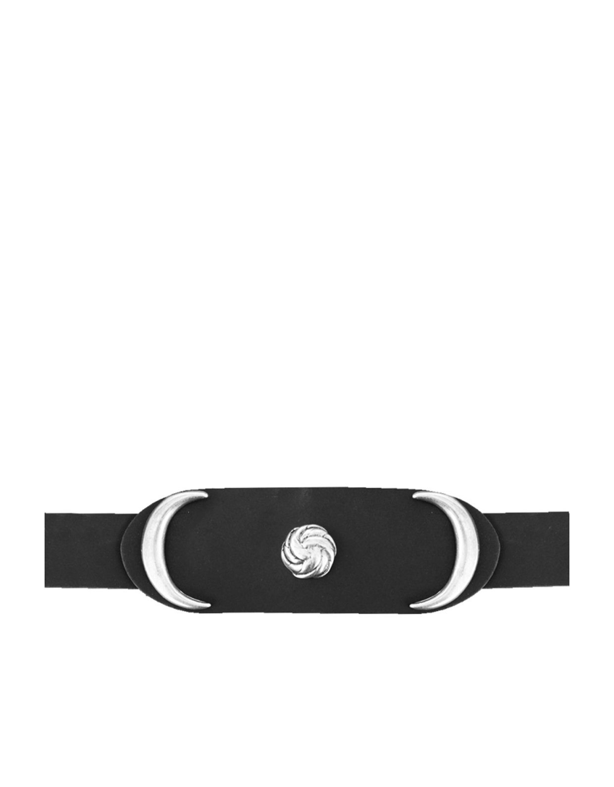 Peace & Chaos Crescent leather belt
