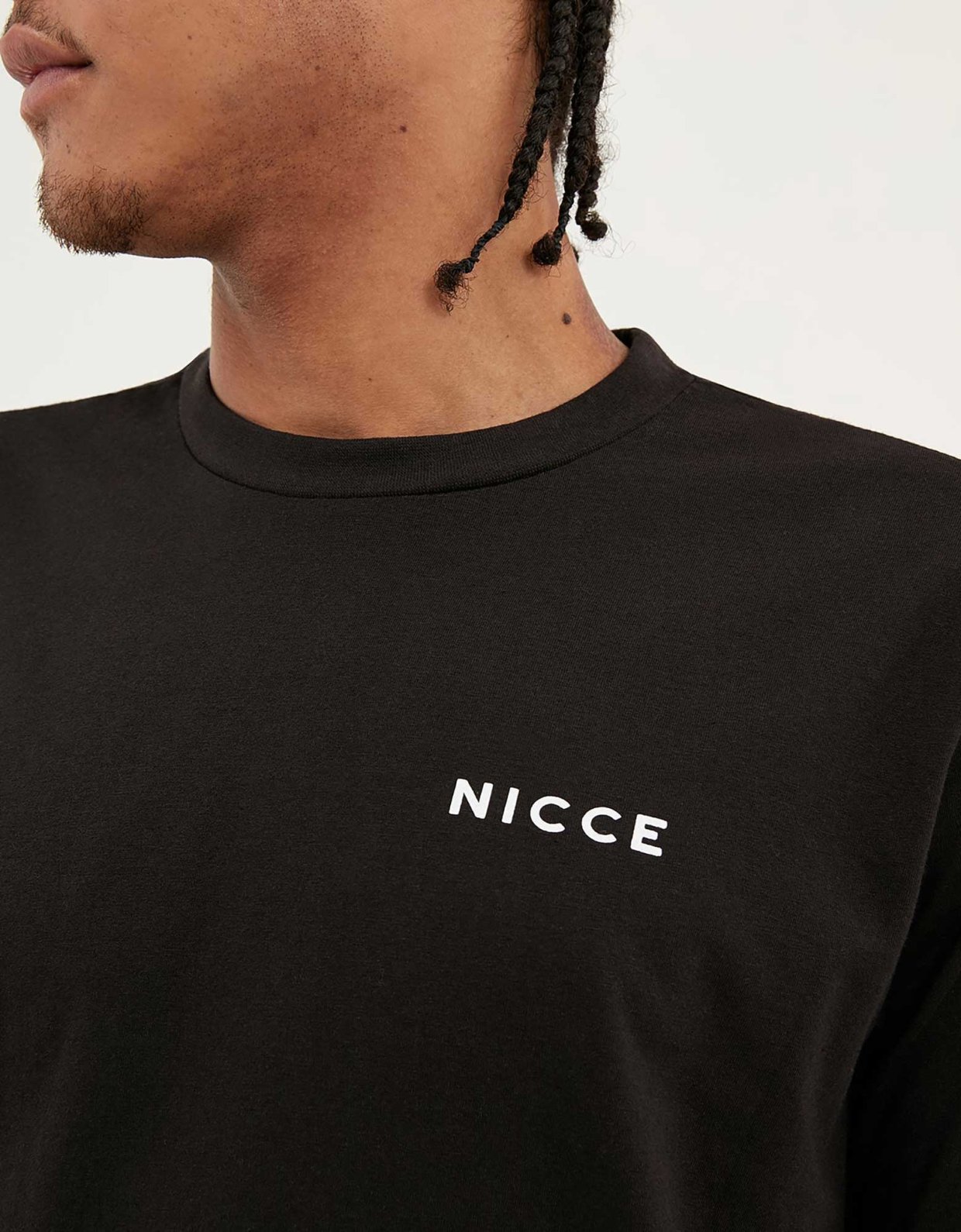 Nicce Chest logo t-shirt black
