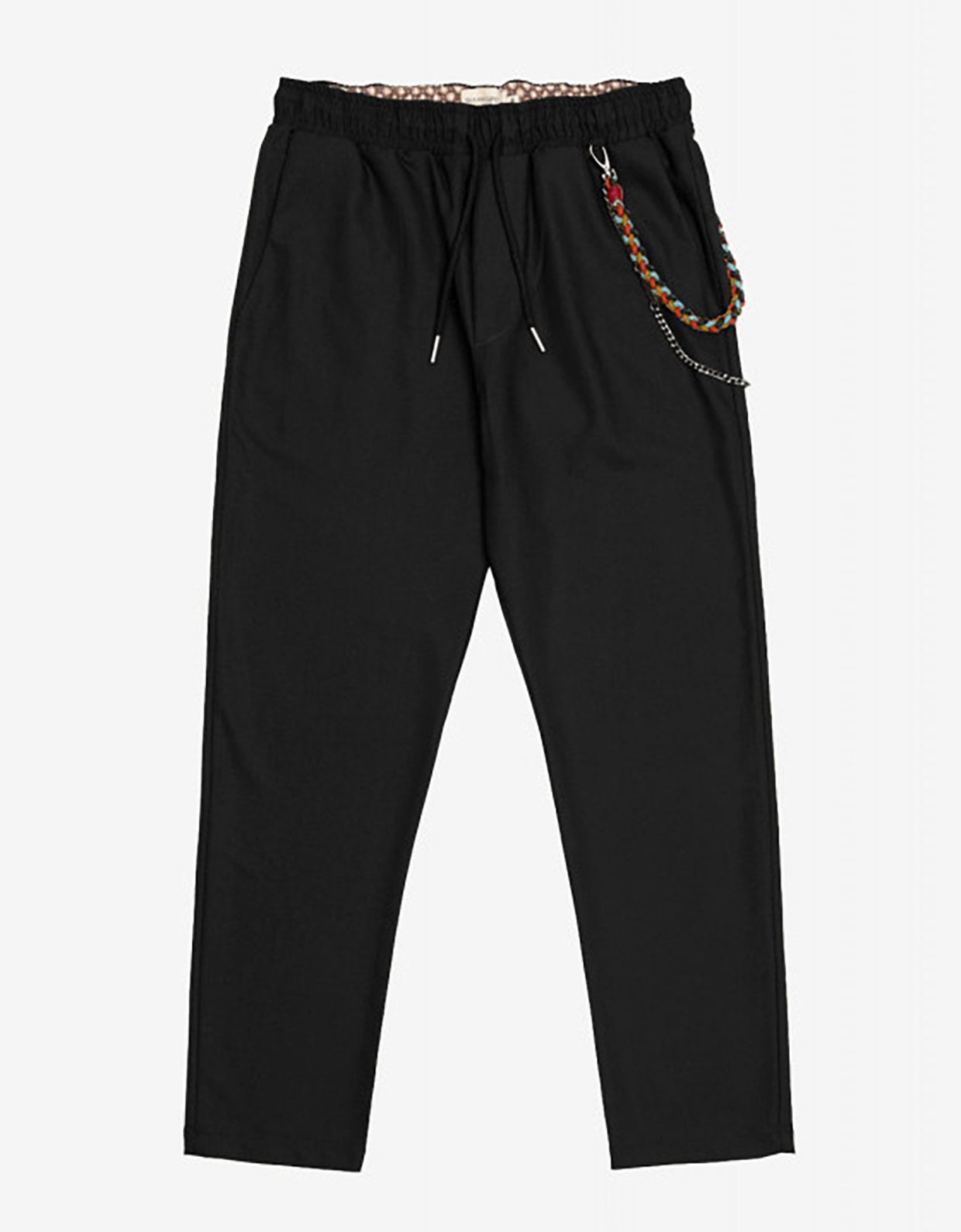 Gianni Lupo Comfortfit drawstring trouser black