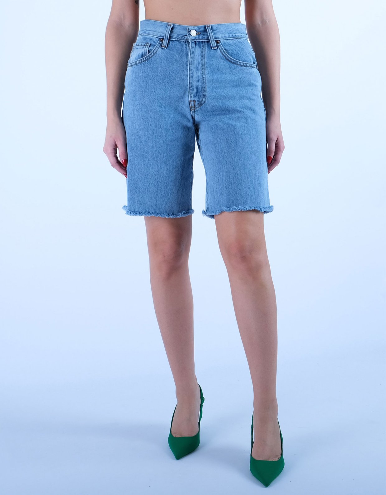 Salt & Pepper Martina light denim shorts