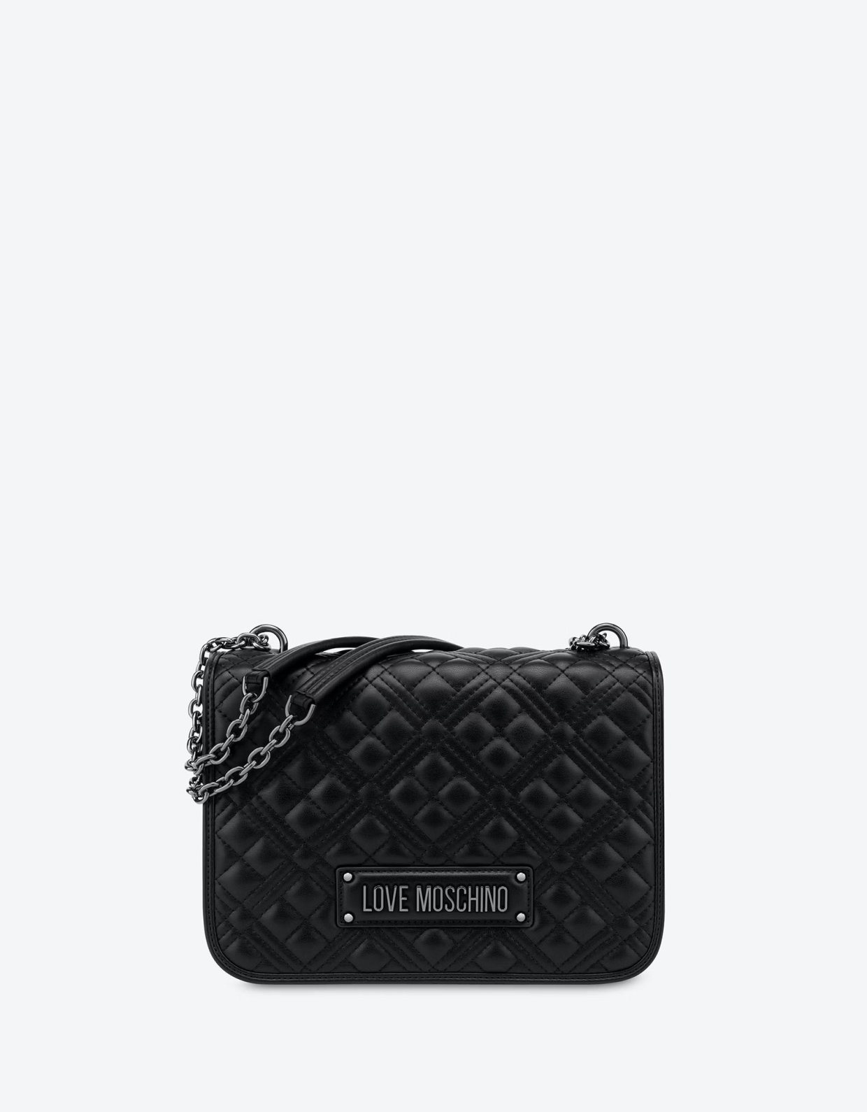 Love Moschino Quilted shoulder bag black