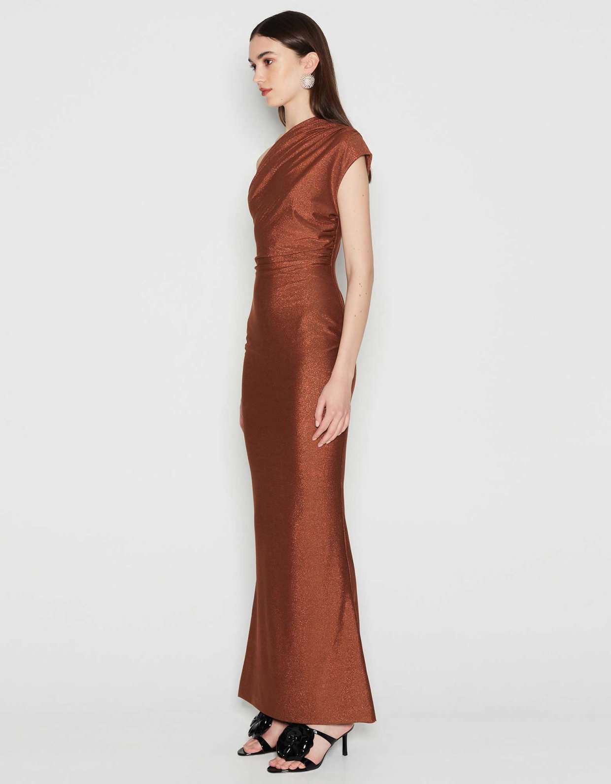 Nadia Rapti Carmen dress brown