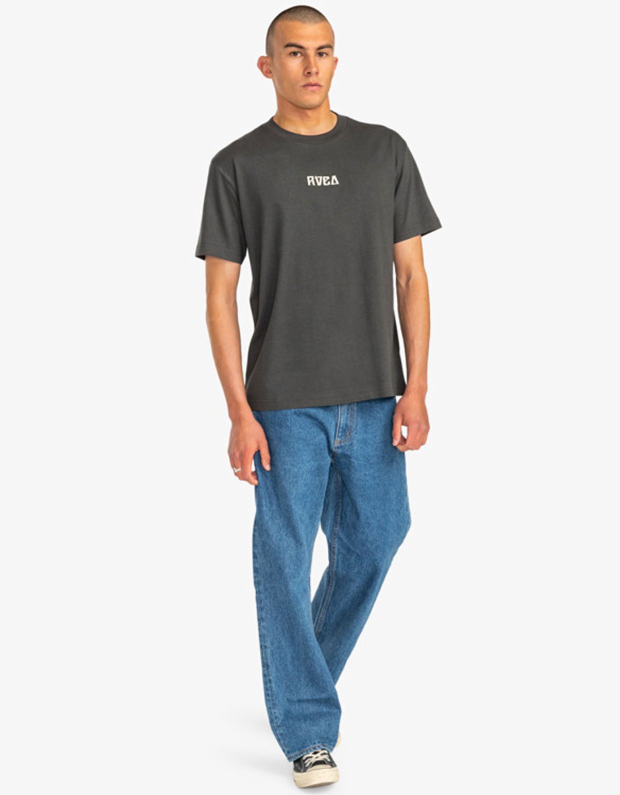 Rvca Fly high tee anthracite