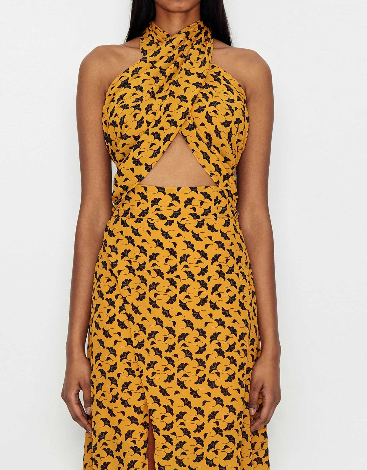 Nadia Rapti Jardin de chic croise dress