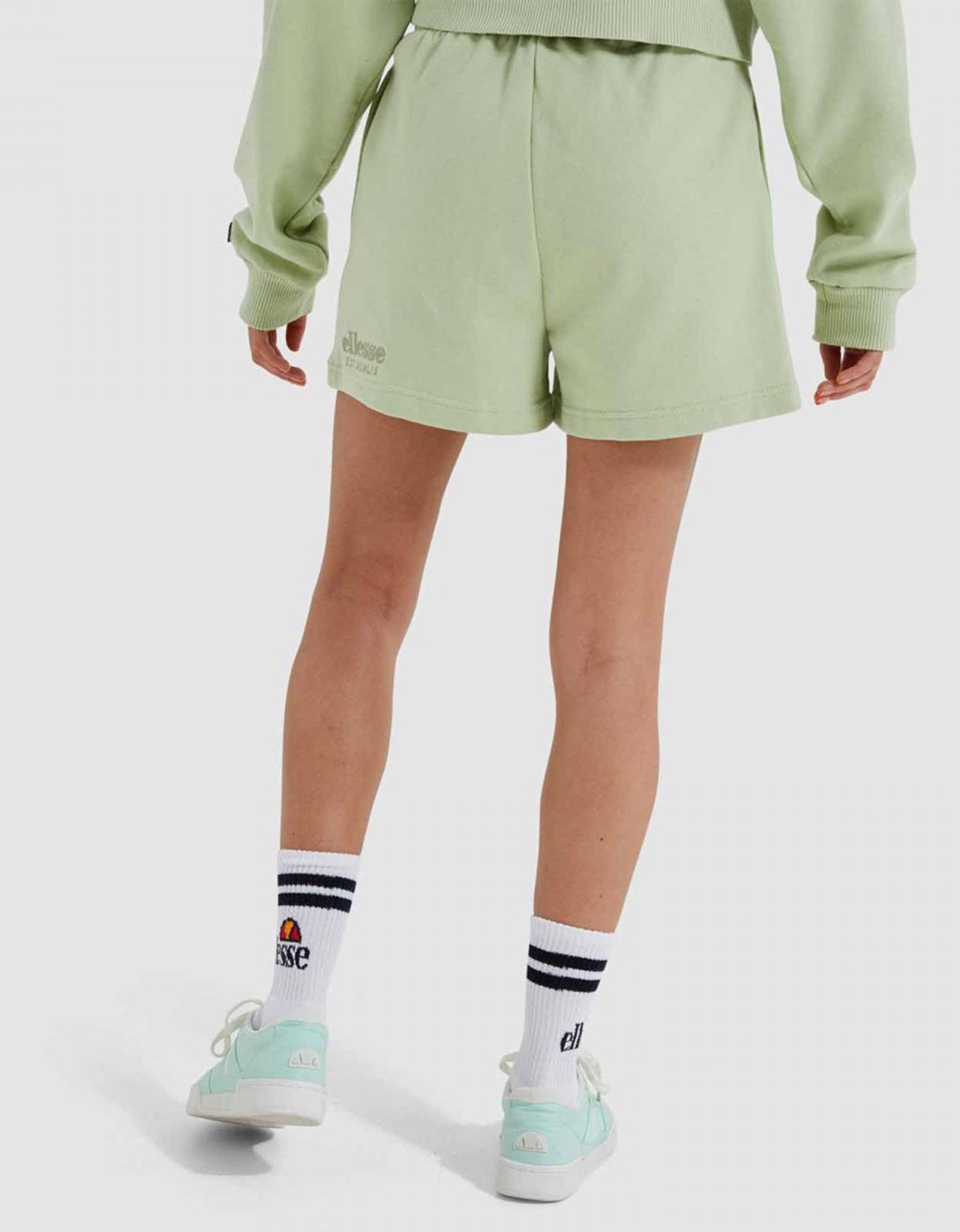 Ellesse Nano arrow shorts light green