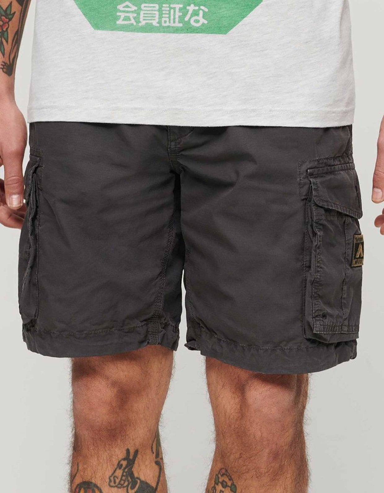 Superdry Parachute light short blackboard