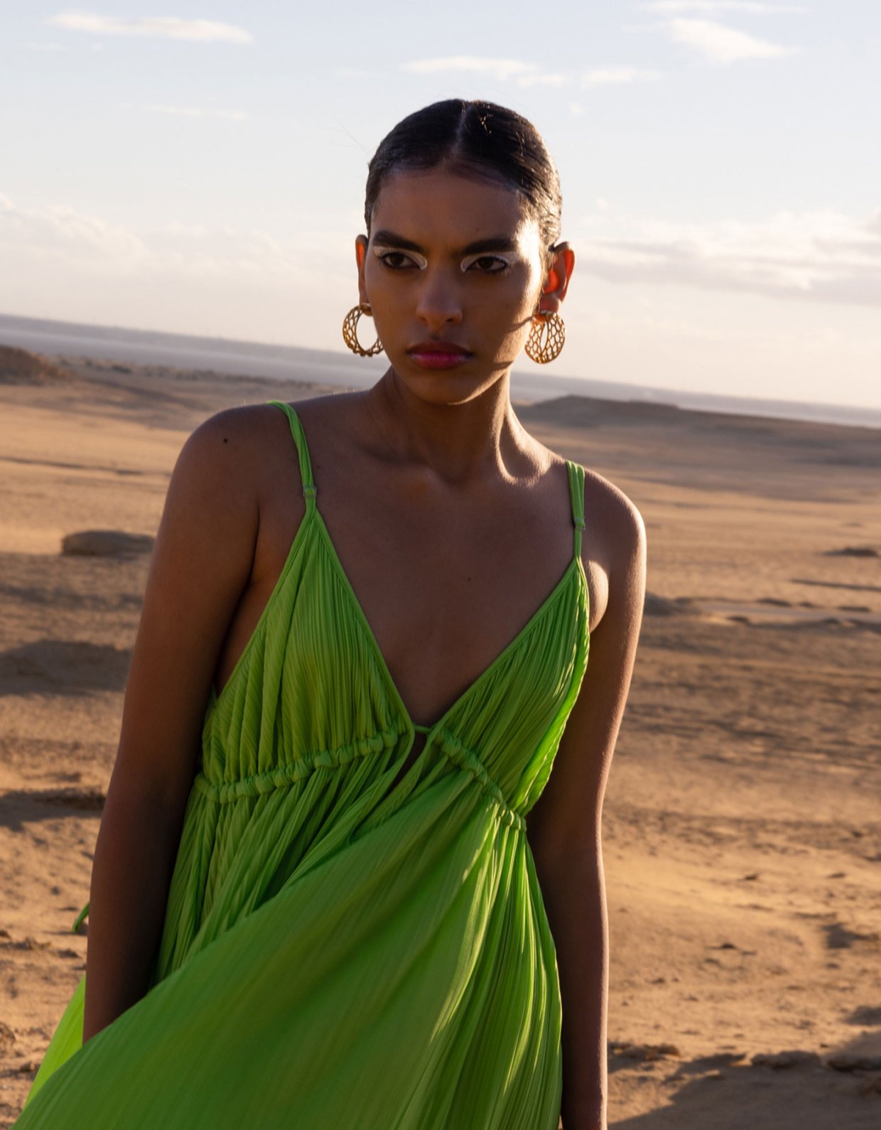 Mallory the label Musa green dress