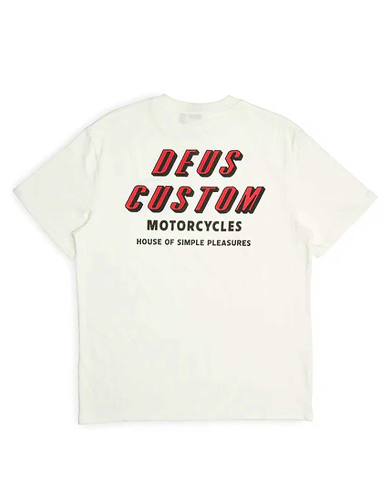 Deus Ex Machina Shimmy tee t-shirt vintage white
