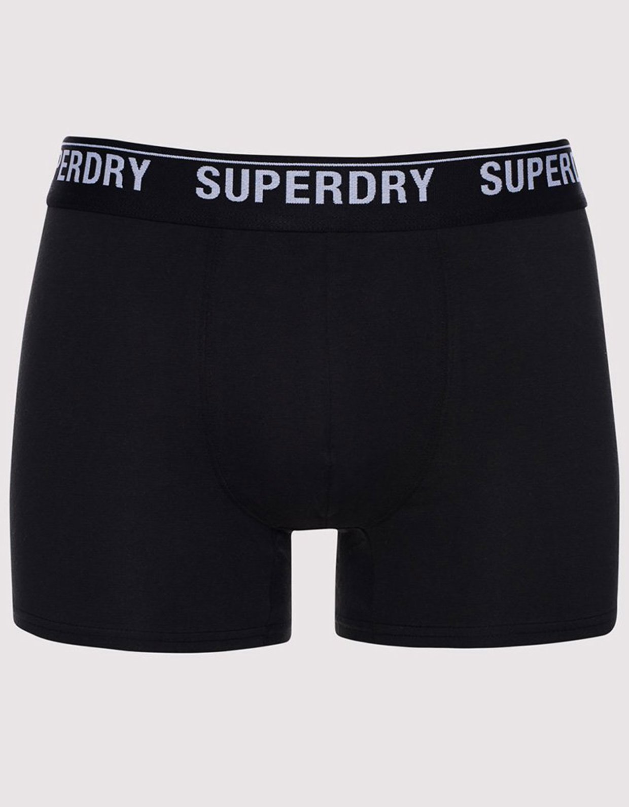 Superdry Organic cotton boxer triple pack black/orange/grey