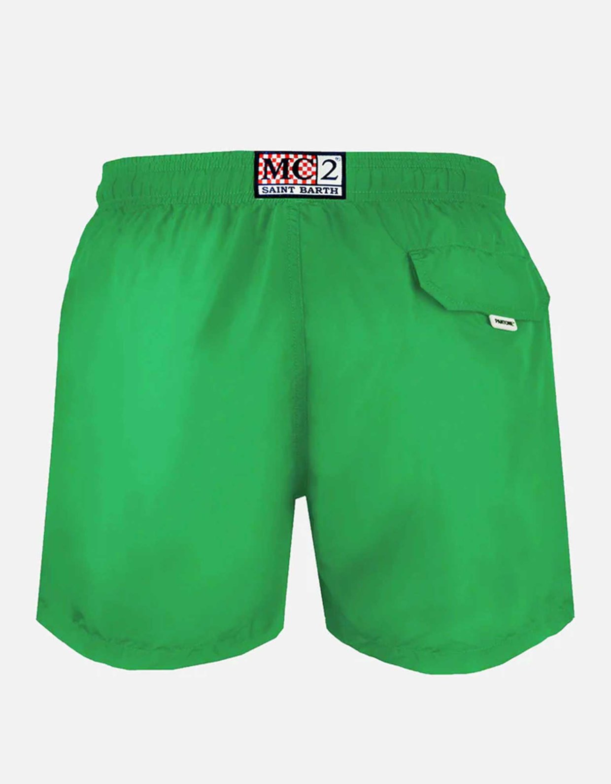 MC2 Saint Barth Green pantone ultralight swim short