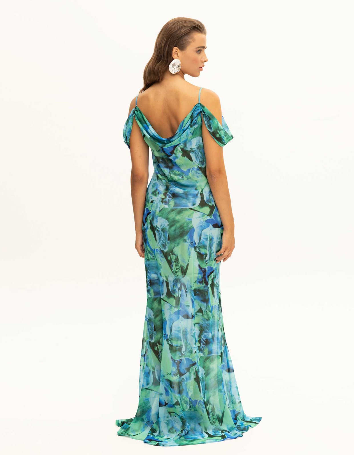 Ciel Concept Sea salt mermaid maxi dress