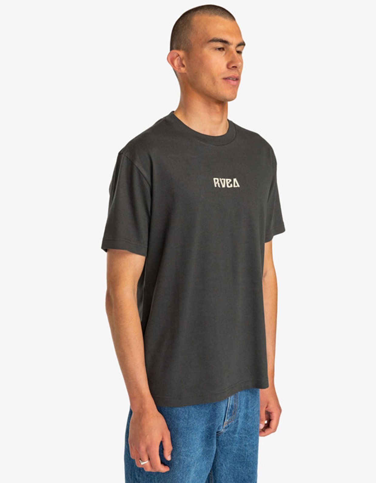 Rvca Fly high tee anthracite