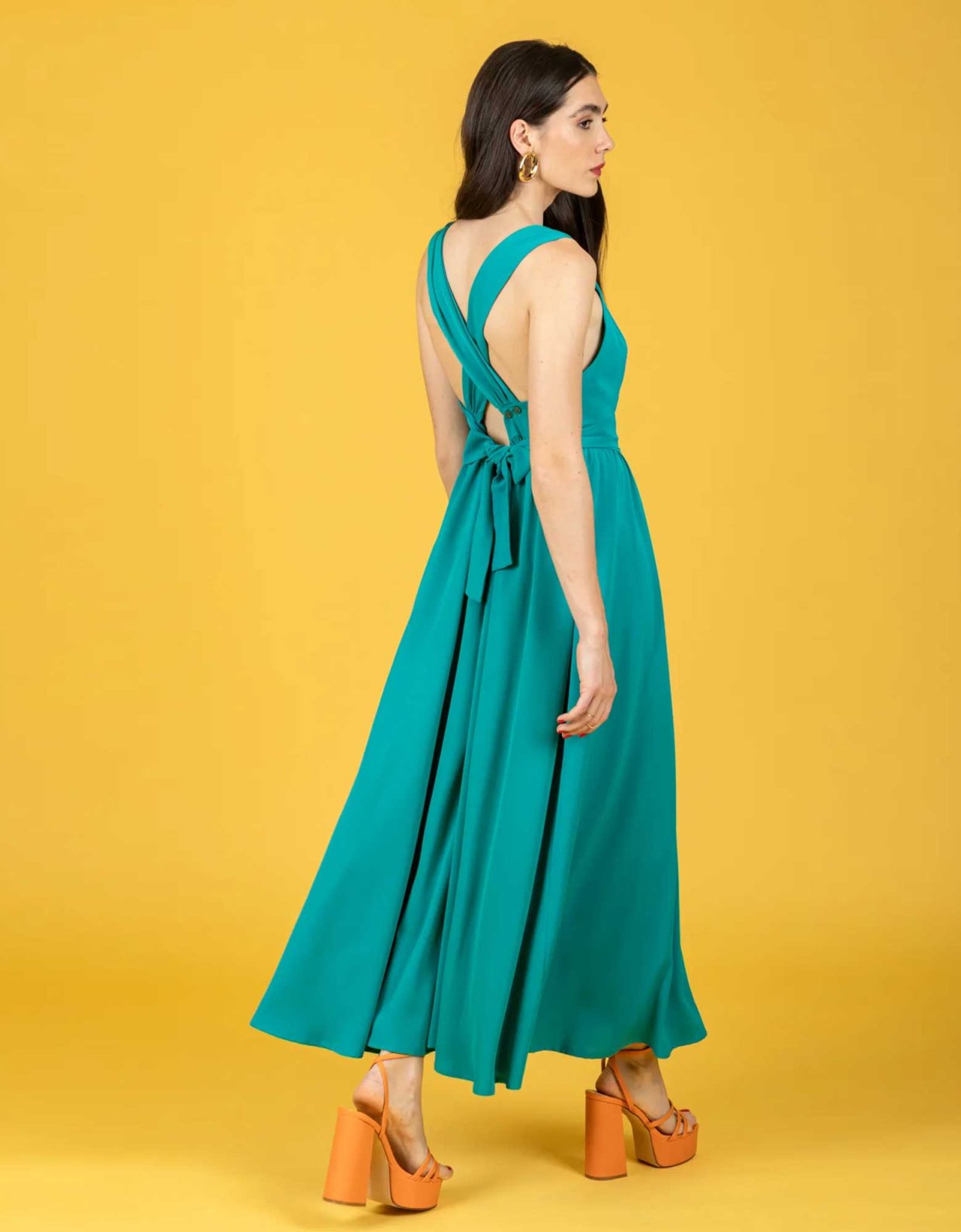 Chaton Alessia dress emerald