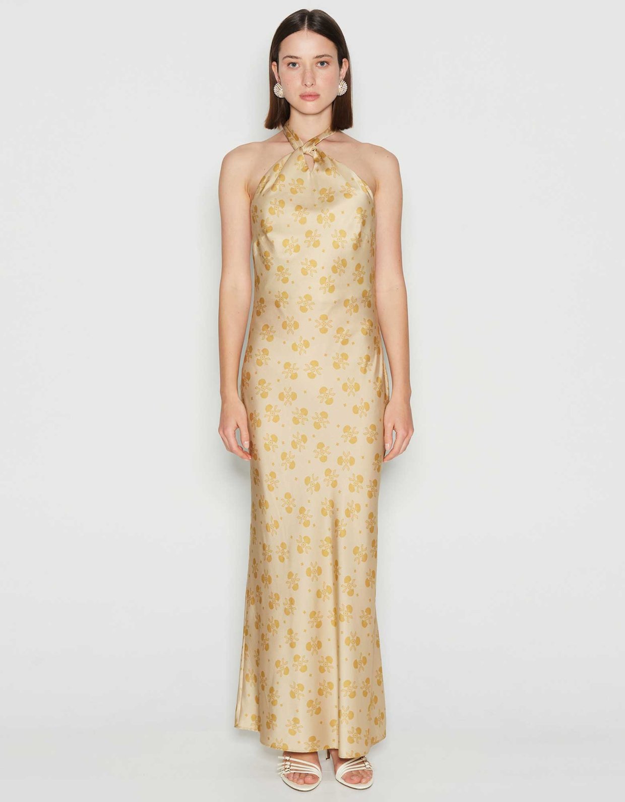 Nadia Rapti Luminous dress golden