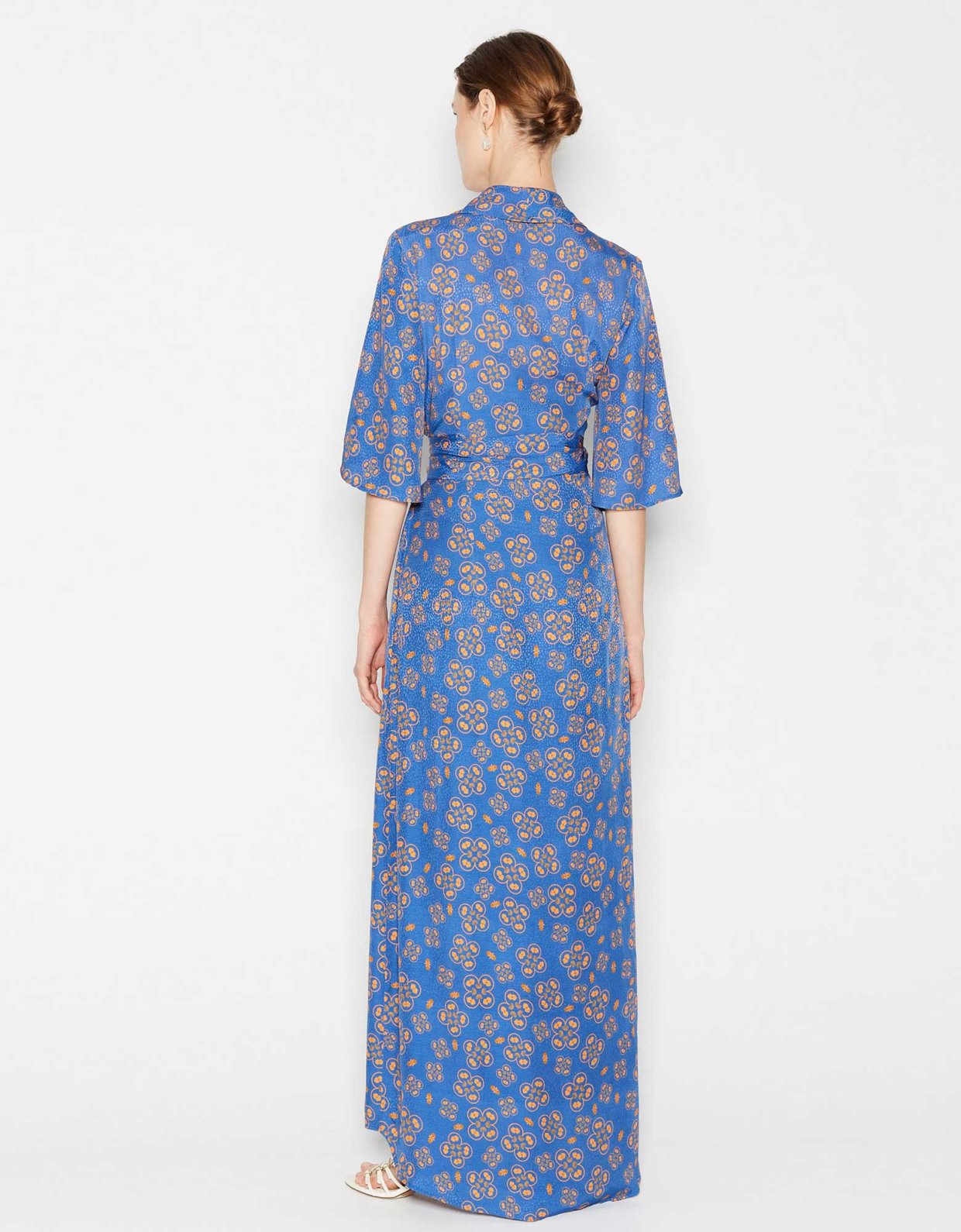 Nadia Rapti Oceana wrap dress blue